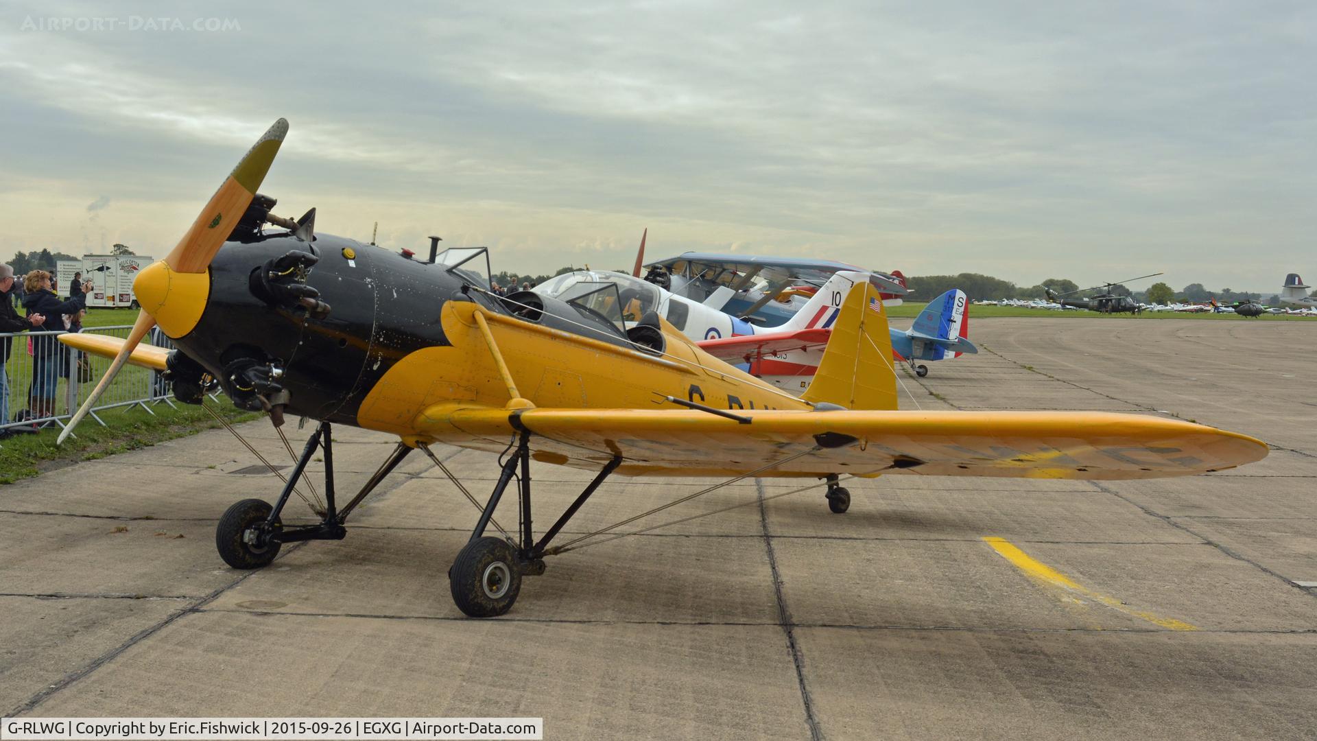 G-RLWG, 1942 Ryan PT-22 Recruit (ST3KR) C/N 1716, 3. G-RLWG (The Real Aeroplane Company) at The Yorkshire Air Show, Church Fenton, Sept. 2015.