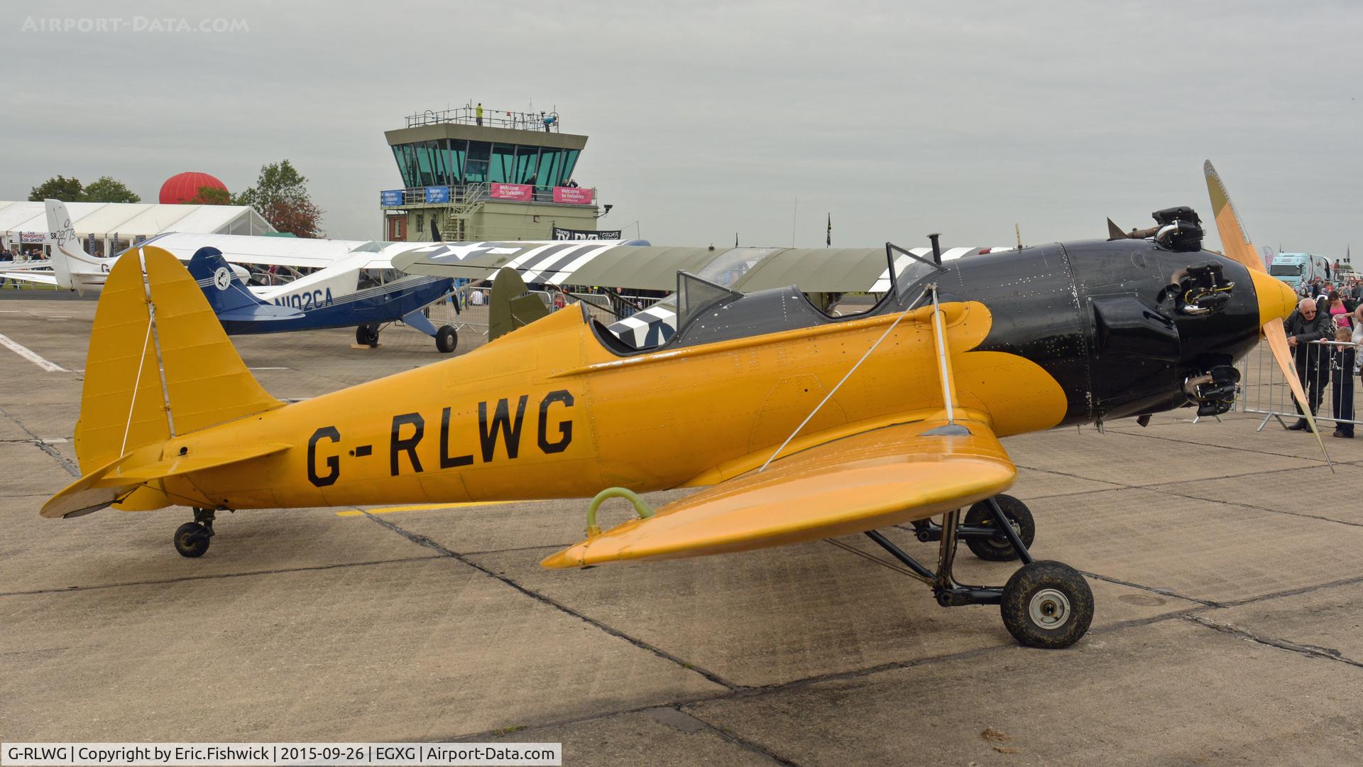 G-RLWG, 1942 Ryan PT-22 Recruit (ST3KR) C/N 1716, 4. G-RLWG (The Real Aeroplane Company) at The Yorkshire Air Show, Church Fenton, Sept. 2015.