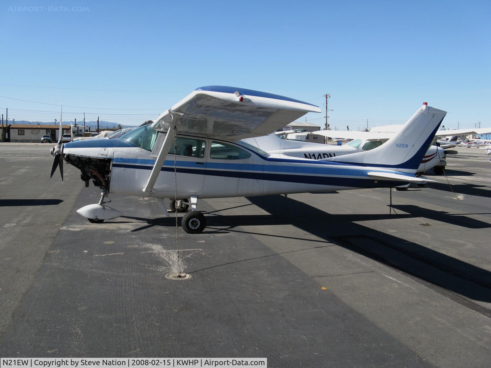 N21EW, 1964 Cessna 182G Skylane C/N 18255335, 1964 Cessna 182G with cowling cover removed @ Whiteman Airport, Pacoima, CA