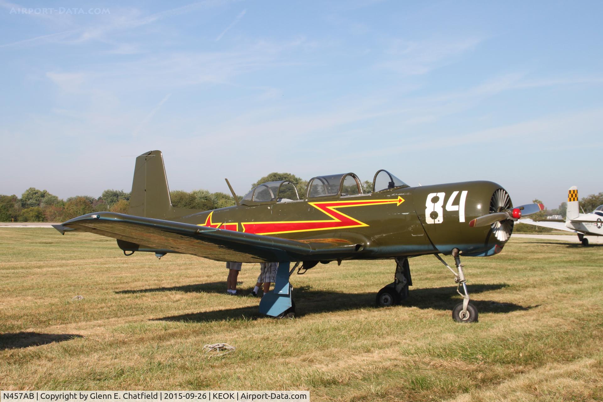 N457AB, 1971 Nanchang CJ-6 C/N 1232004, At the L-bird fly-in