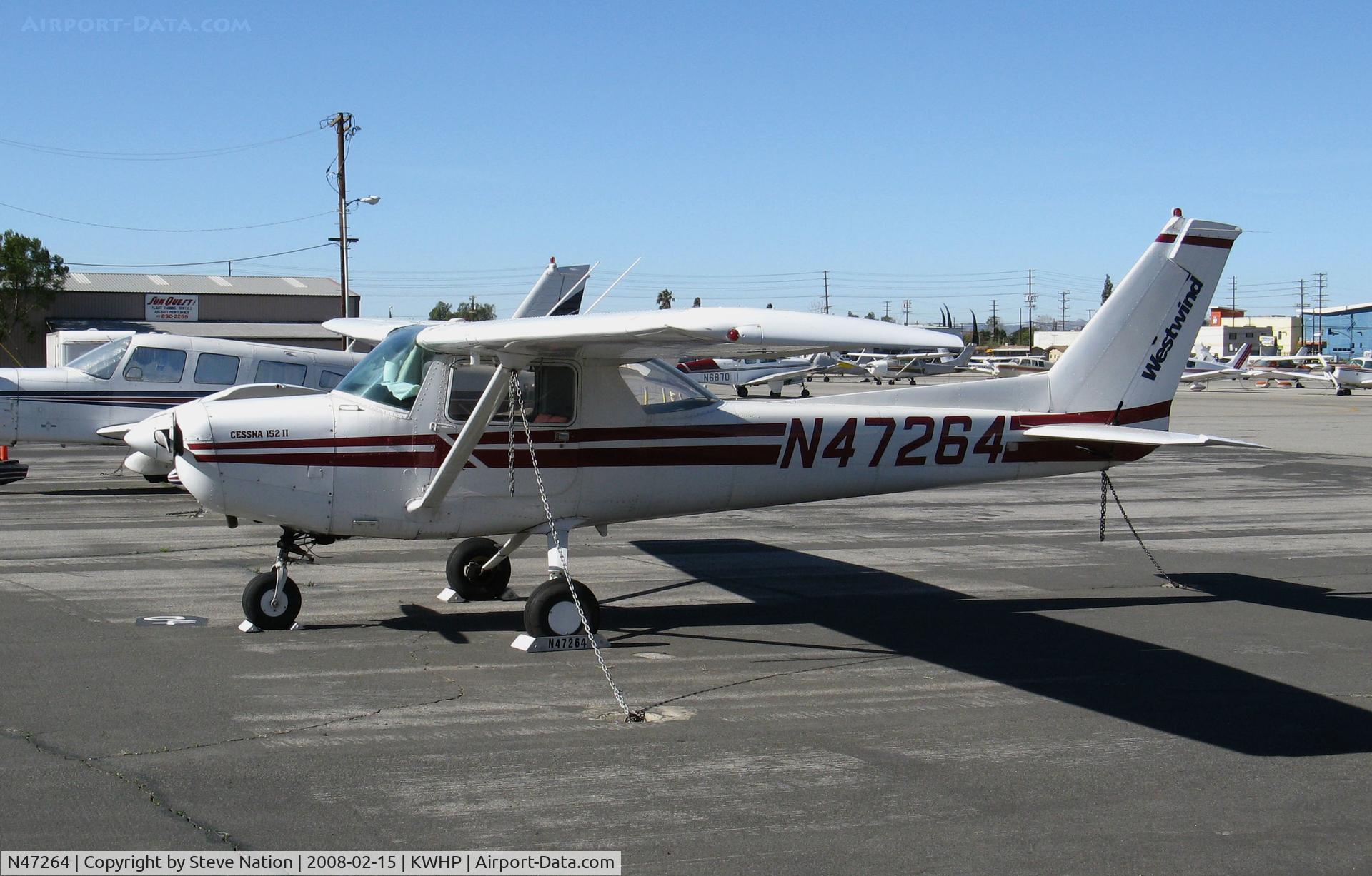 N47264, 1979 Cessna 152 C/N 15283205, Westwind Flying Club 1979 Cessna 152 @ Whiteman Airport, Pacoima, CA
