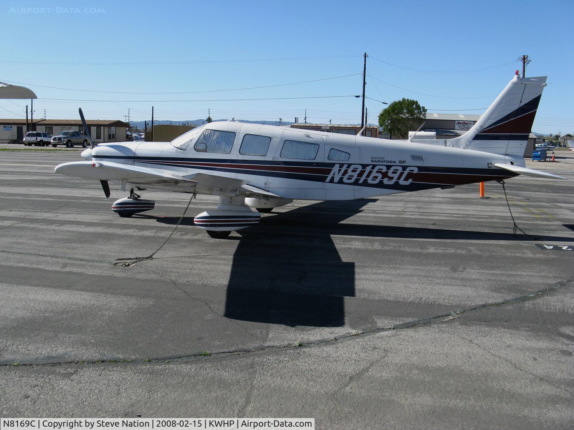 N8169C, 1980 Piper PA-32-301 Saratoga C/N 32-8006016, Corrales & Associates (Simi Valley, CA) 1980 Piper PA-32-301 Saratoga  @ Whiteman Airport, Pacoima, CA