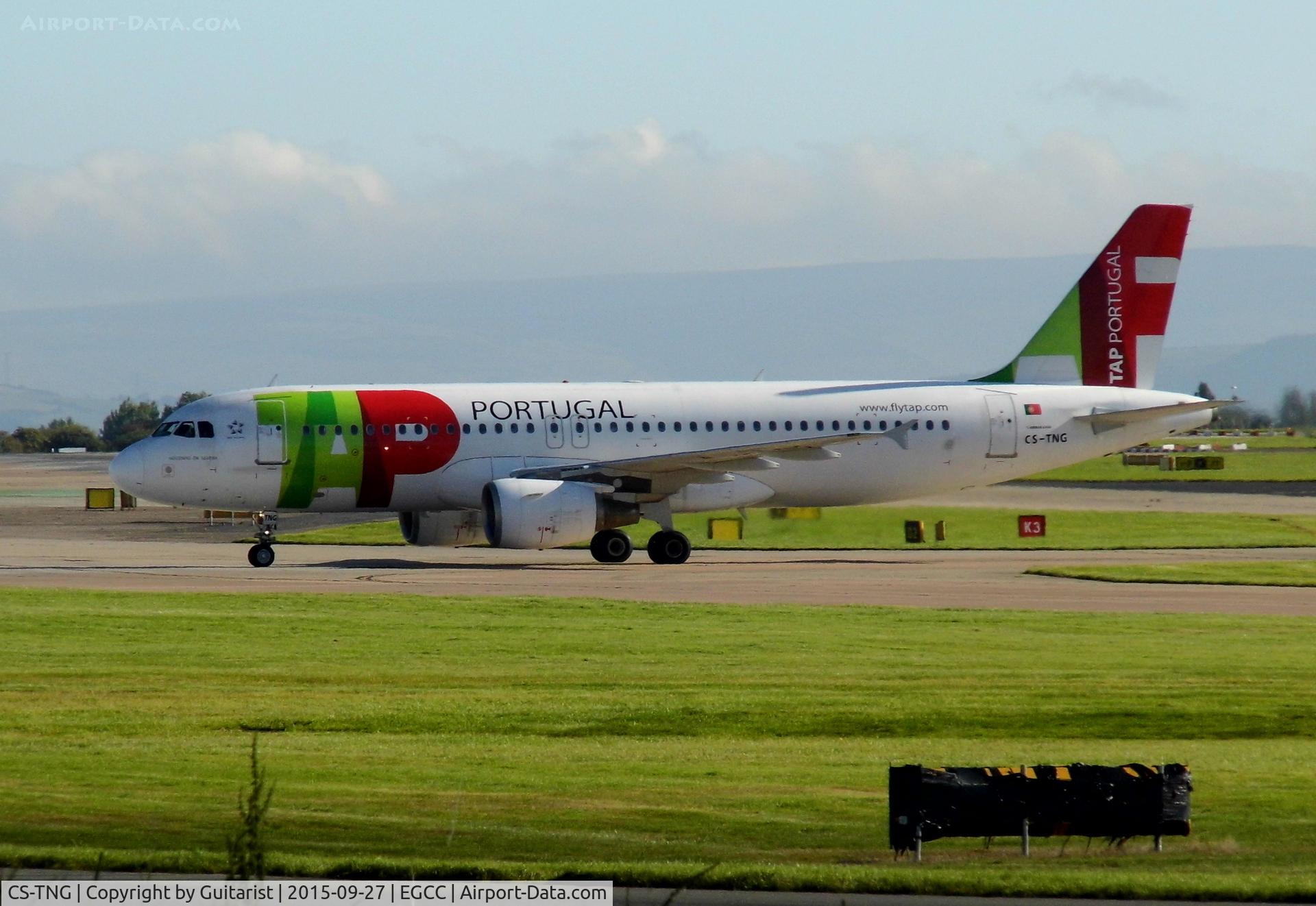 CS-TNG, 1998 Airbus A320-214 C/N 945, At Manchester