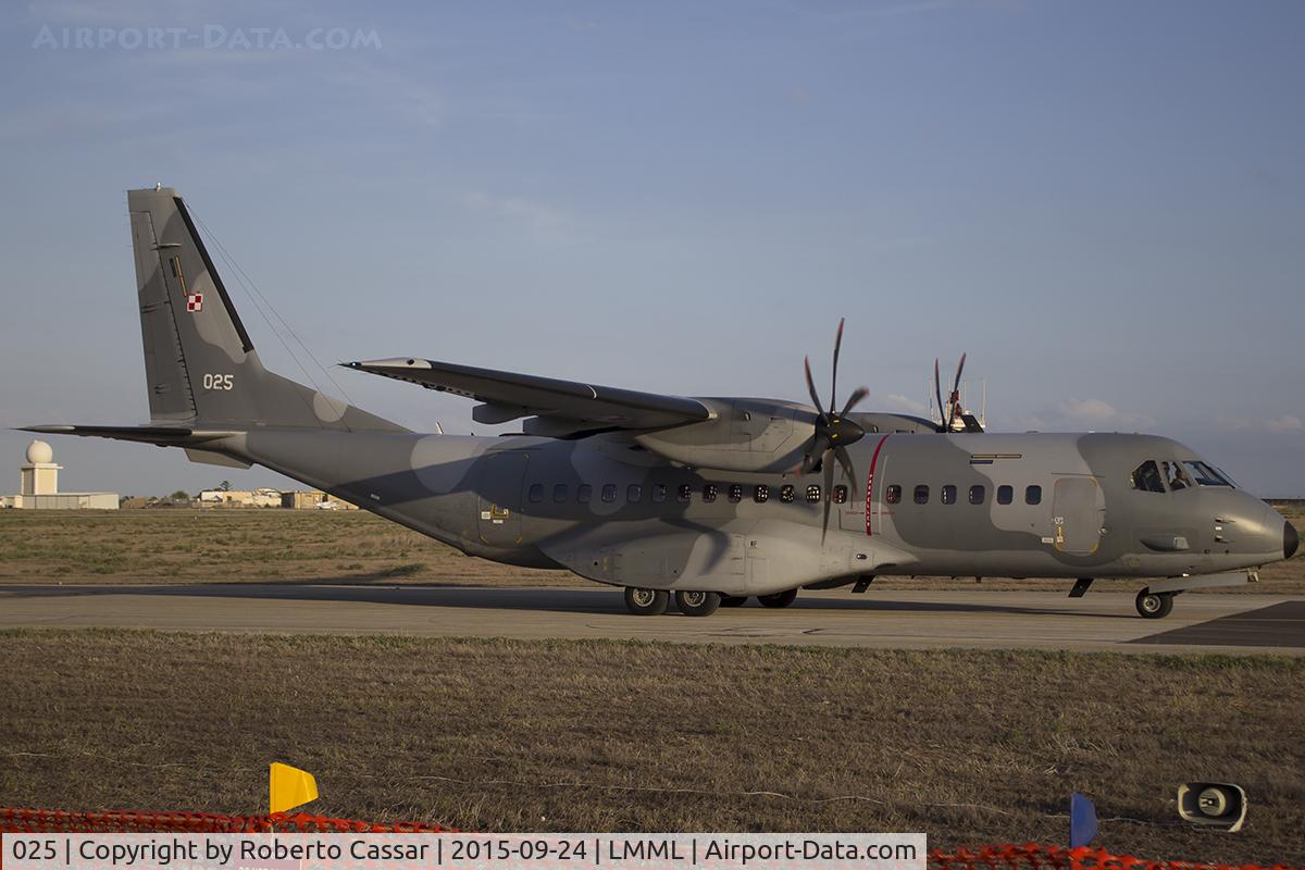 025, CASA C-295M C/N S-025, Malta International Airshow 2015