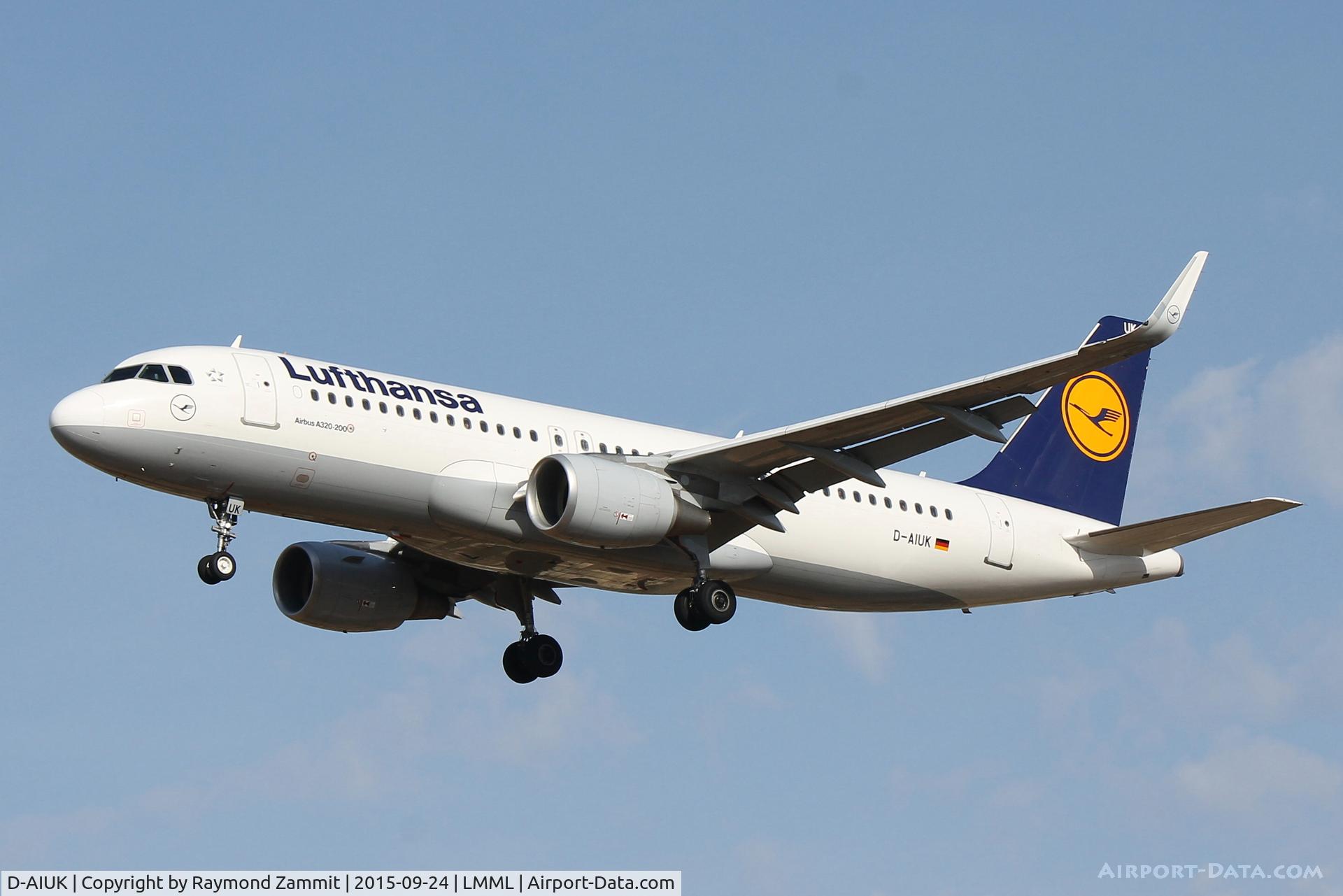 D-AIUK, 2015 Airbus A320-214 C/N 6423, A320 D-AIUK Lufthansa
