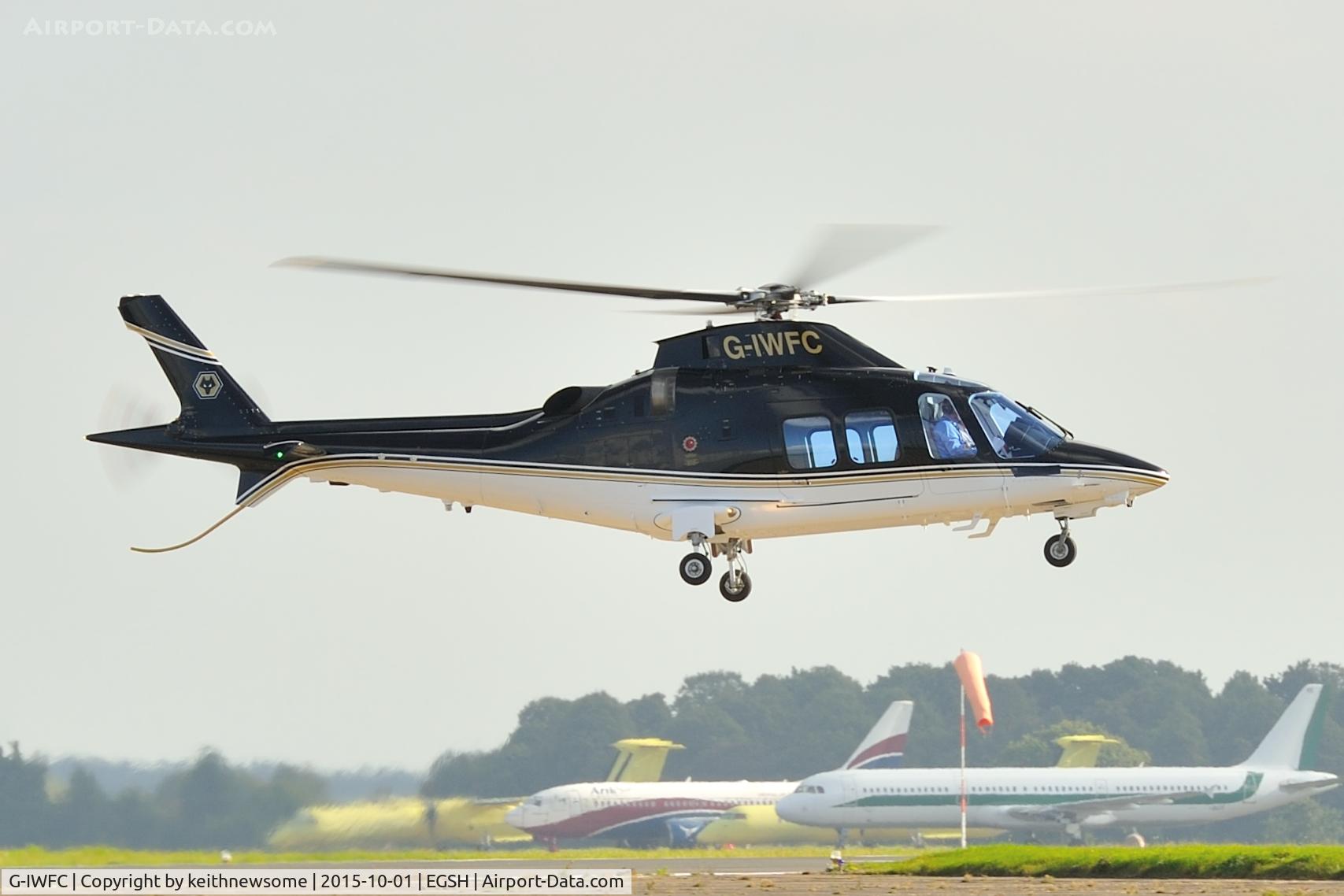 G-IWFC, 2015 AgustaWestland AW-109SP GrandNew C/N 22331, Later colour scheme.