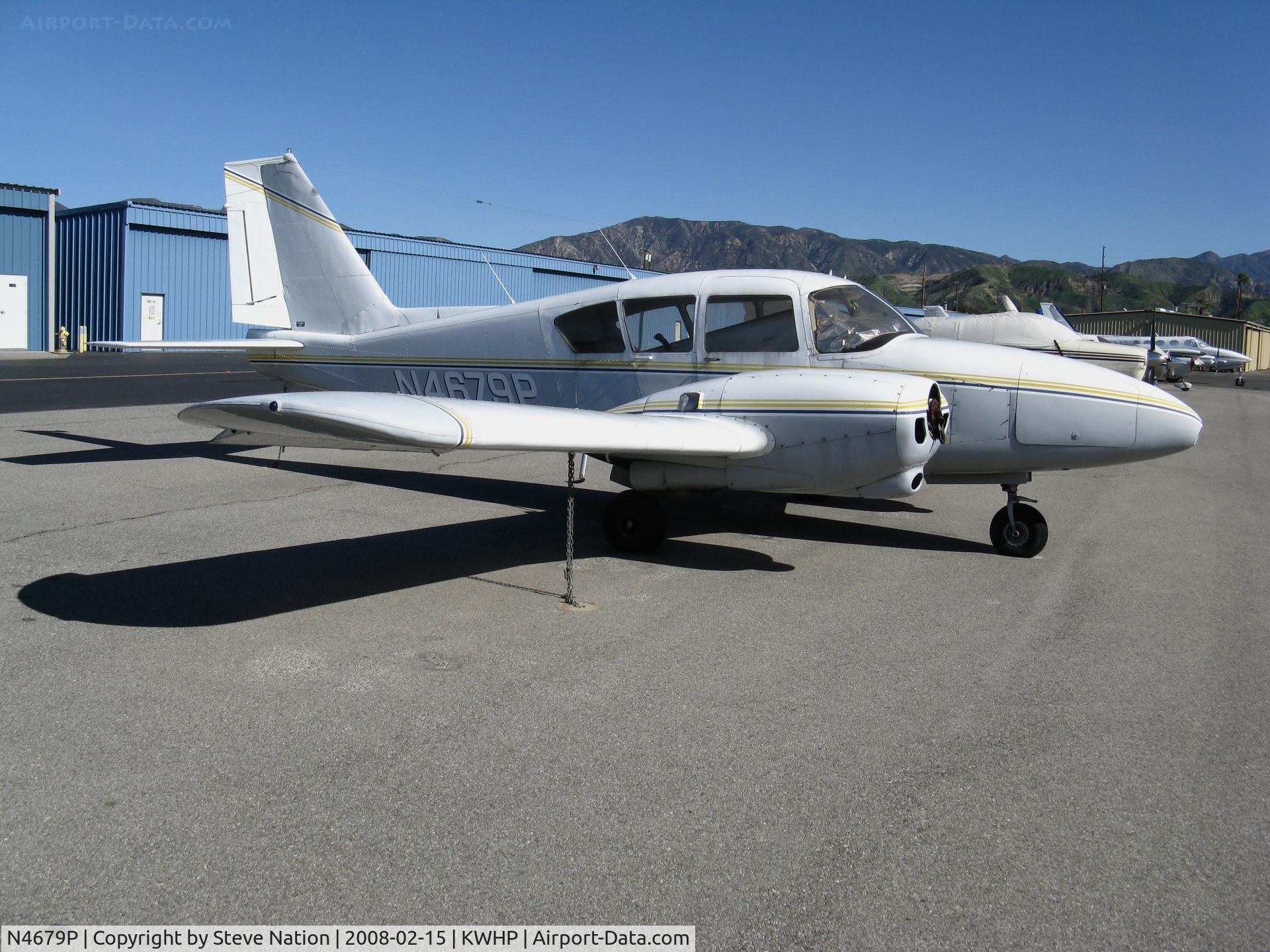 N4679P, 1960 Piper PA-23-250 C/N 27-208, 1960 Piper PA-23-250 Aztec minus prop @ Whiteman Airport, Pacoima, CA (now registered to Matthews Aviation, Hardinsburg, KY)