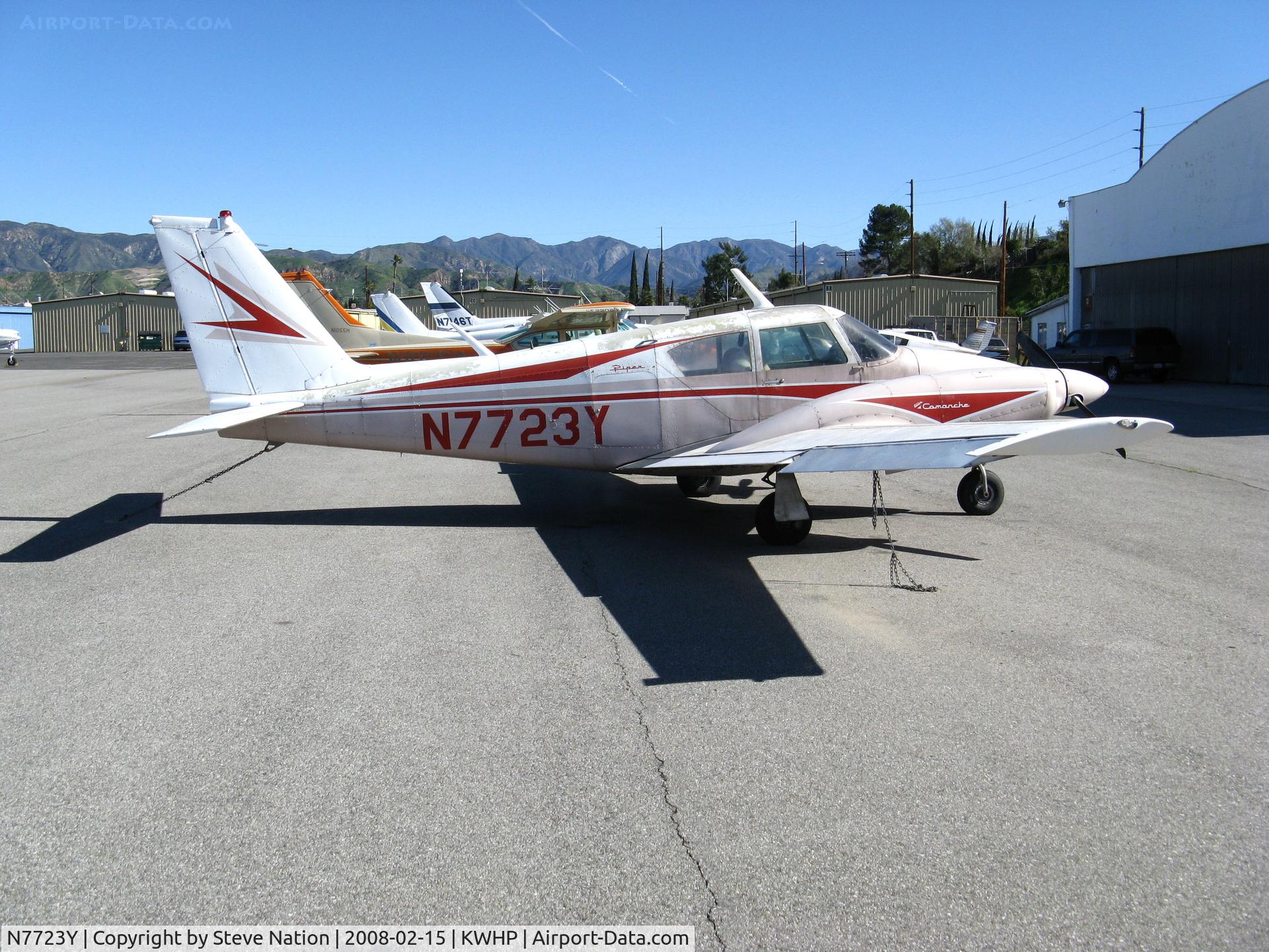 N7723Y, 1965 Piper PA-30 Twin Comanche C/N 30-812, 1965 Piper PA-30 Twin Comanche @ Whiteman Airport, Pacoima, CA