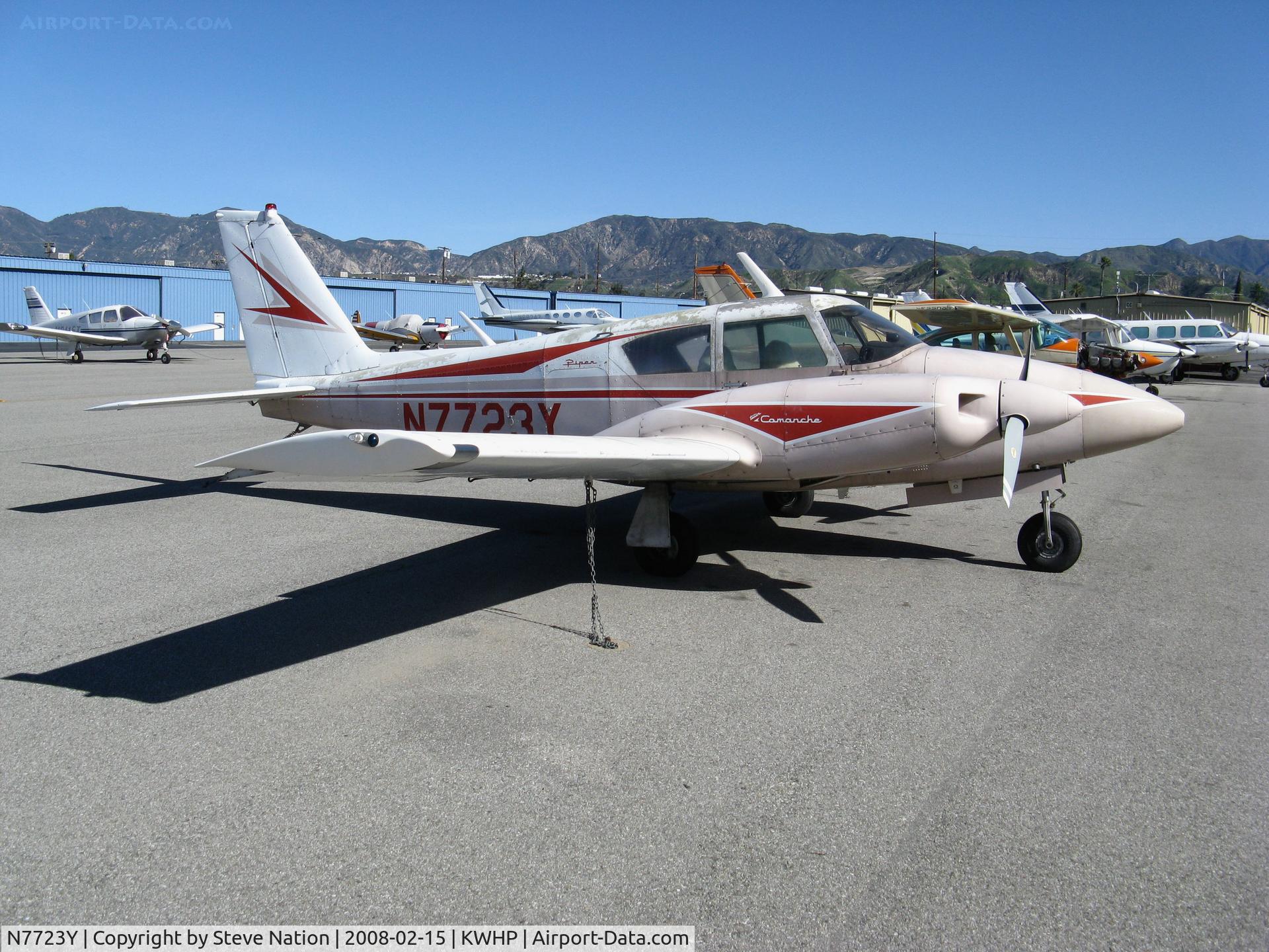 N7723Y, 1965 Piper PA-30 Twin Comanche C/N 30-812, 1965 Piper PA-30 Twin Comanche @ Whiteman Airport, Pacoima, CA