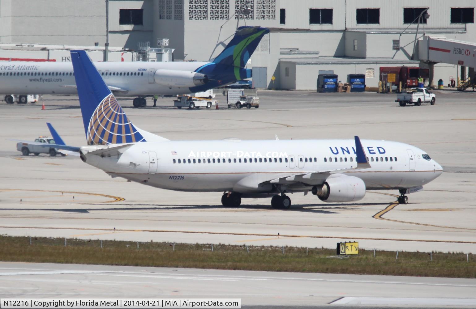 N12216, 1998 Boeing 737-824 C/N 28776, United
