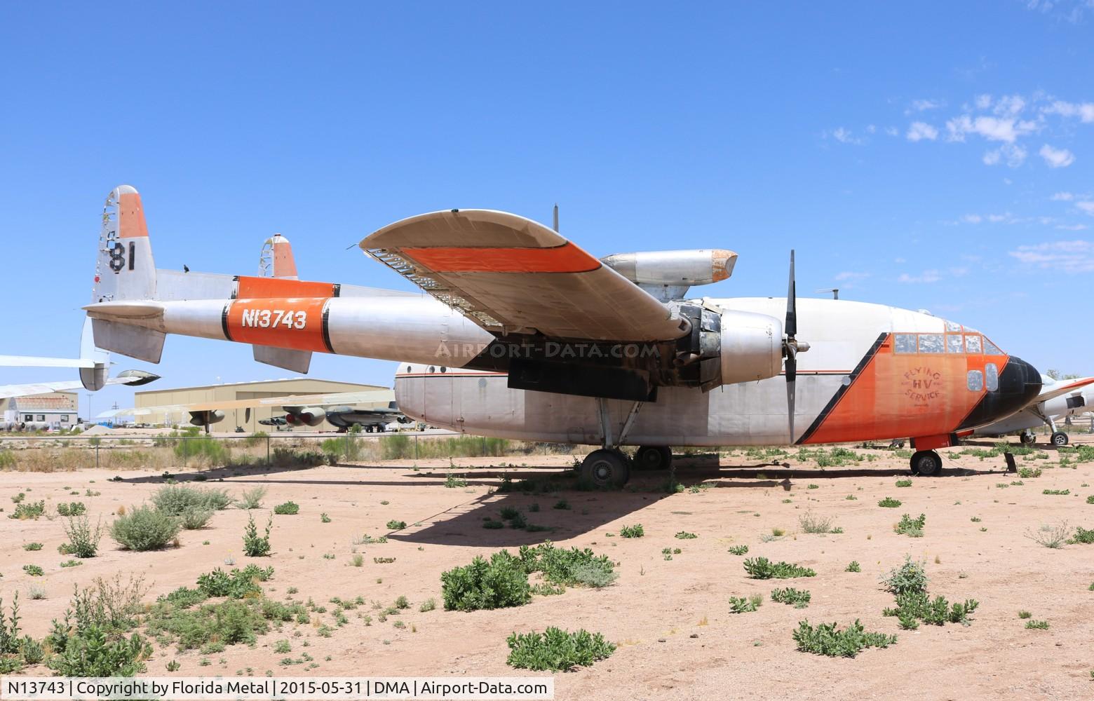 N13743, 1949 Fairchild C-119C Flying Boxcar C/N 10369, C-119C