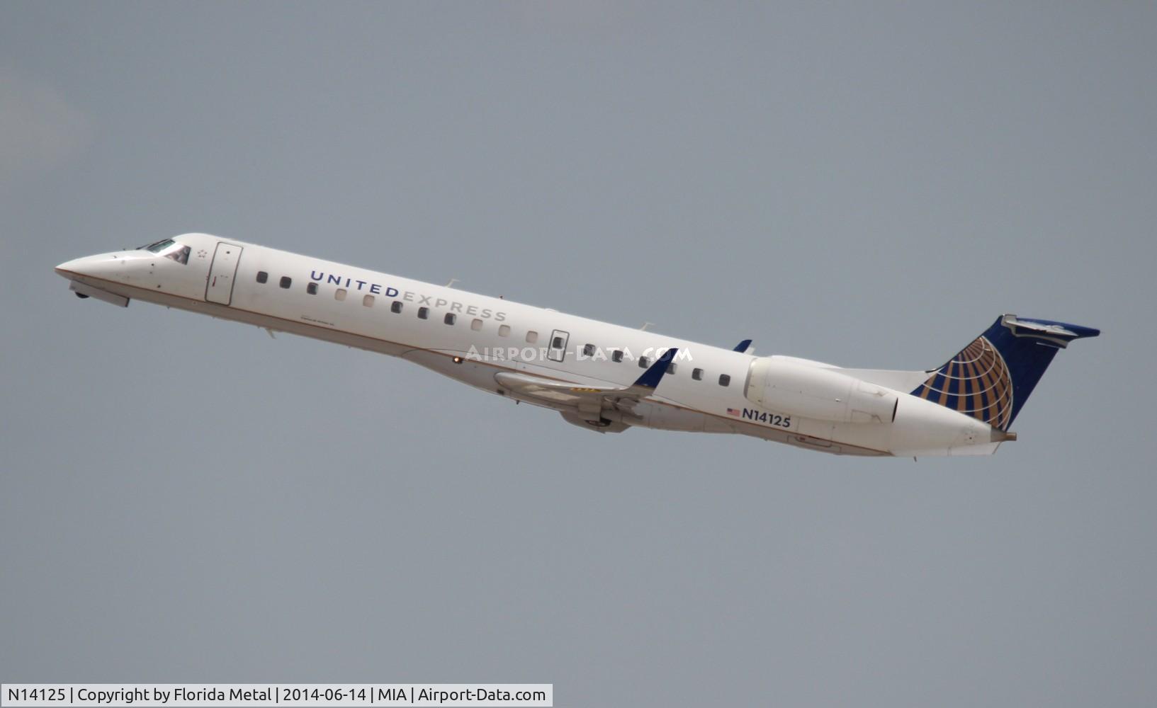 N14125, 2003 Embraer ERJ-145XR (EMB-145XR) C/N 145690, United Express