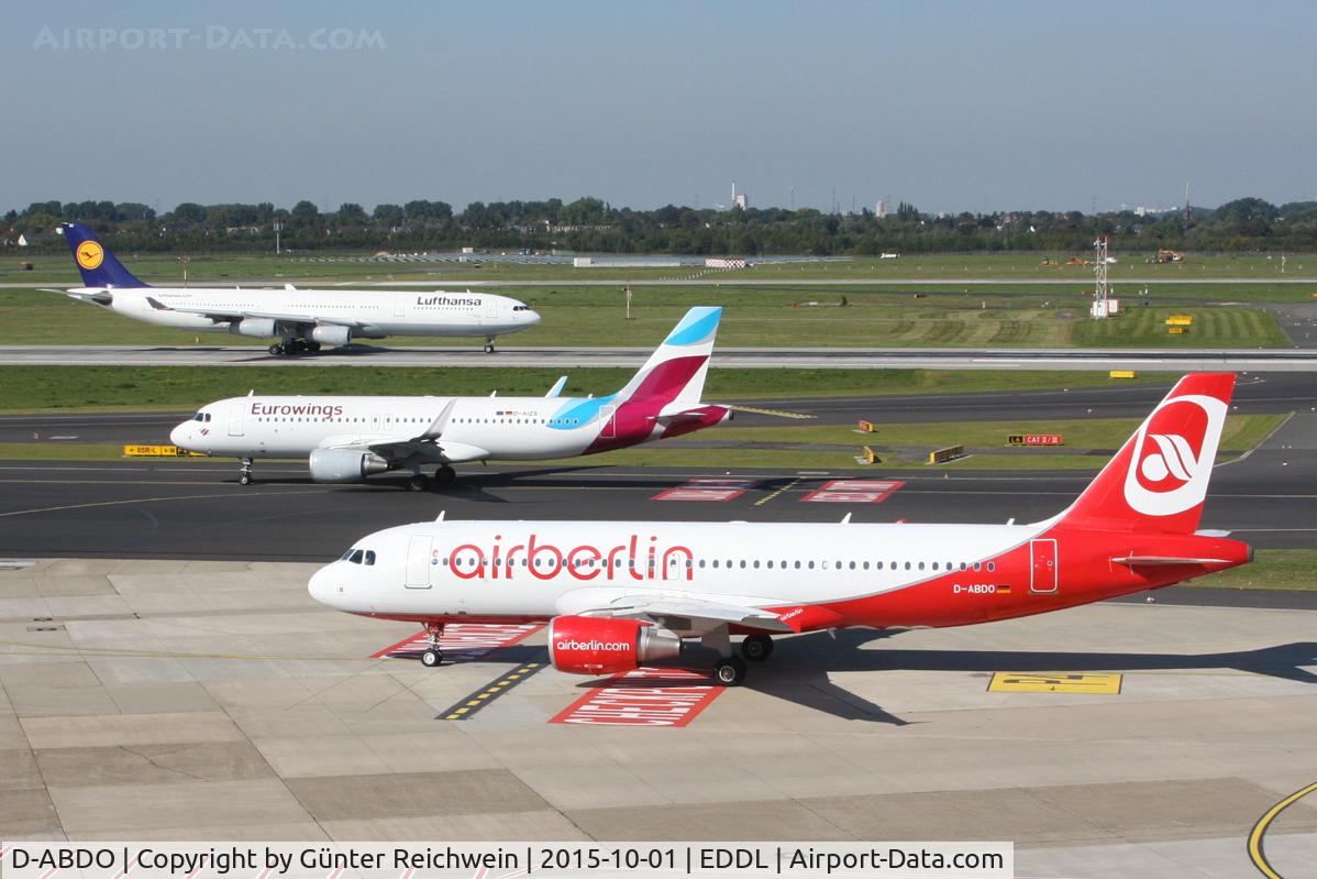 D-ABDO, 2007 Airbus A320-214 C/N 3055, Triple of German airlines