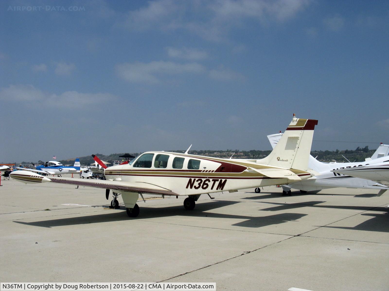N36TM, 1979 Beech A36TC Bonanza 36 C/N EA-7, 1979 Beech A36TC TURBO BONANZA, Continental TSIO-520-UB 300 Hp, aircraft is For Sale