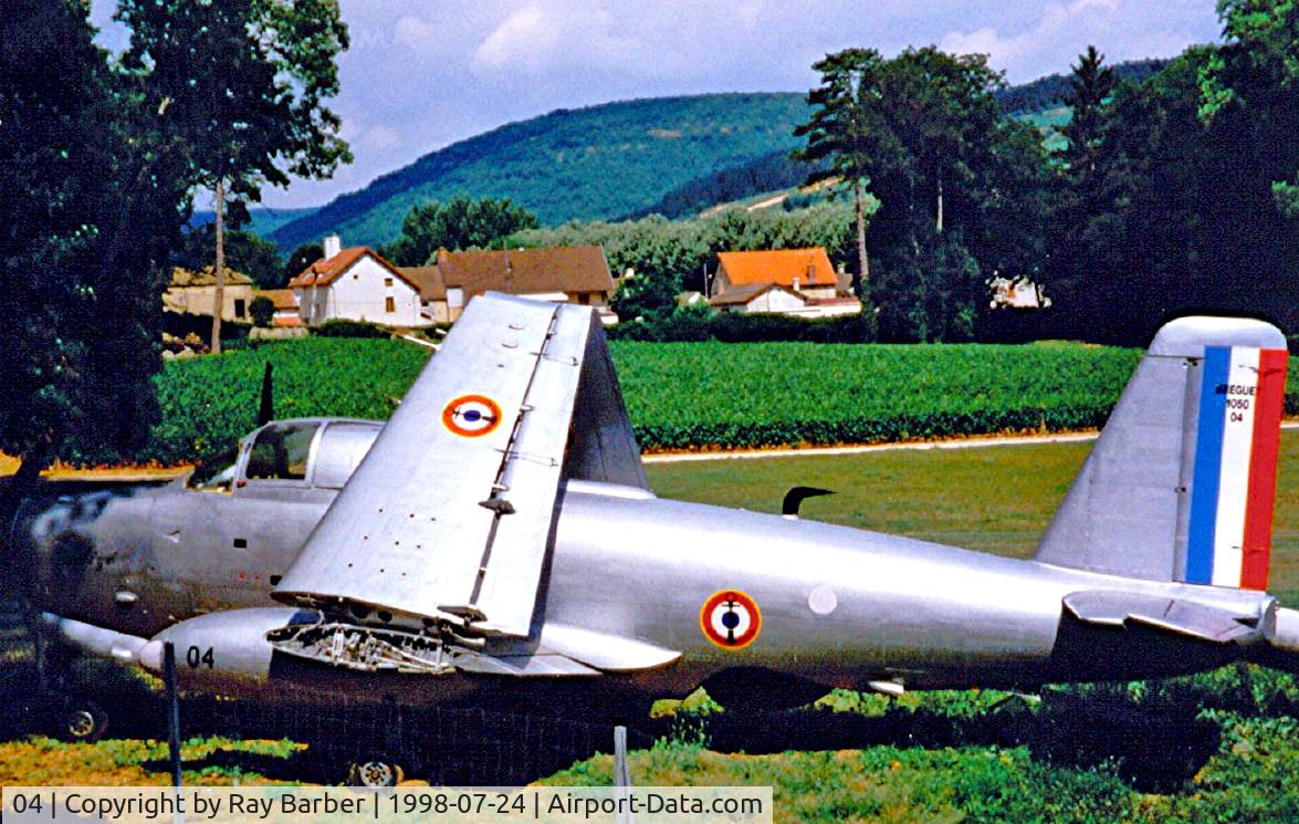 04, Breguet Br.1050 Alize C/N 04, Breguet 1050 Alize [04] (French Navy) Savigny-les-Beaune~F 24/07/1998