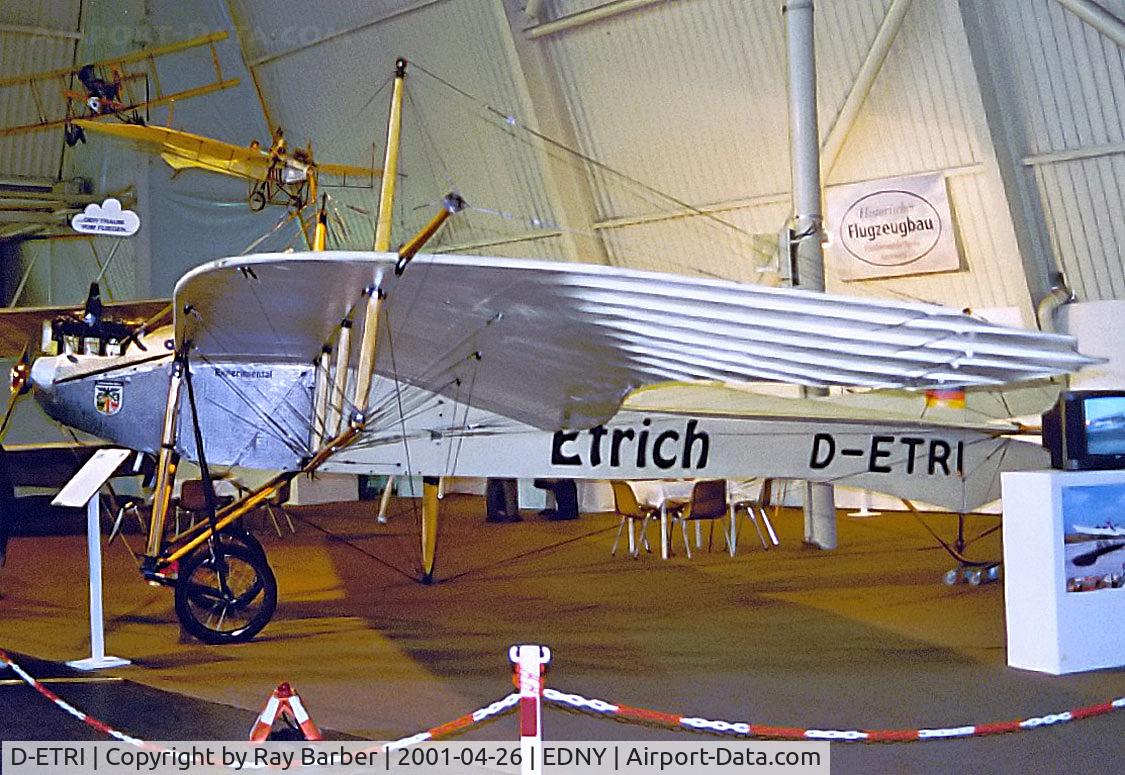 D-ETRI, Etrich Taube C/N Not found D-ETRI, D-ETRI   Etrich Taube D.2 (replica) [1913] Friedrichshafen~D 26/04/2001