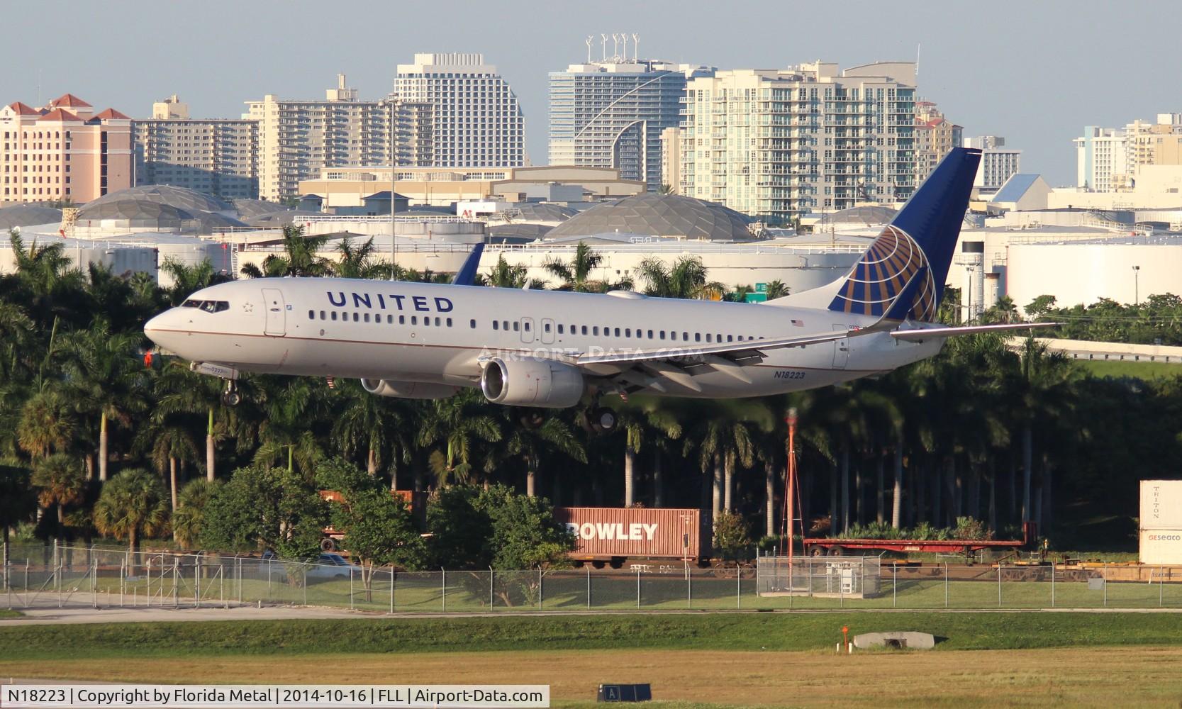 N18223, 1998 Boeing 737-824 C/N 28932, United