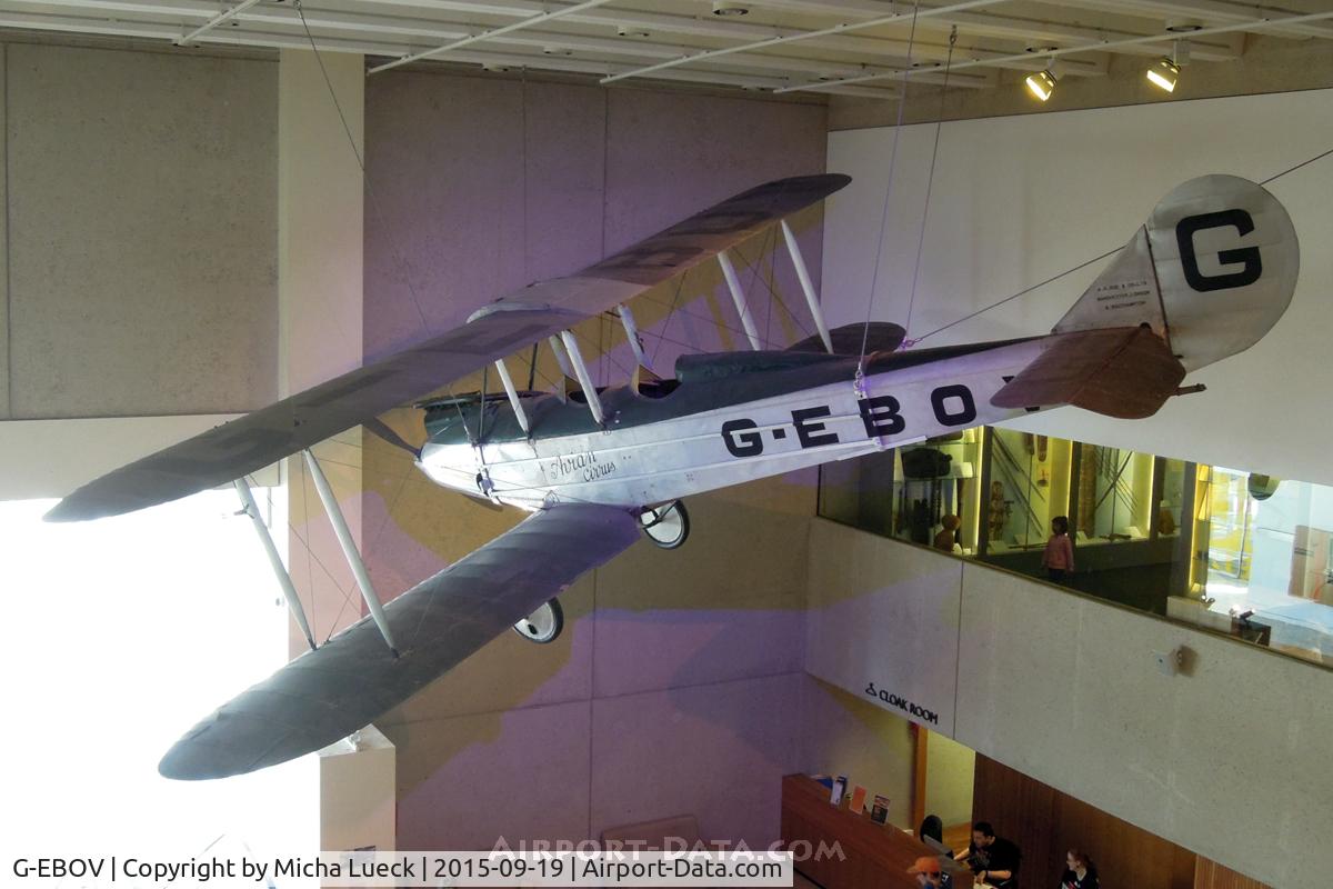 G-EBOV, 1926 Avro 581 Avian C/N 5116, At the Museum of Queensland, Brisbane