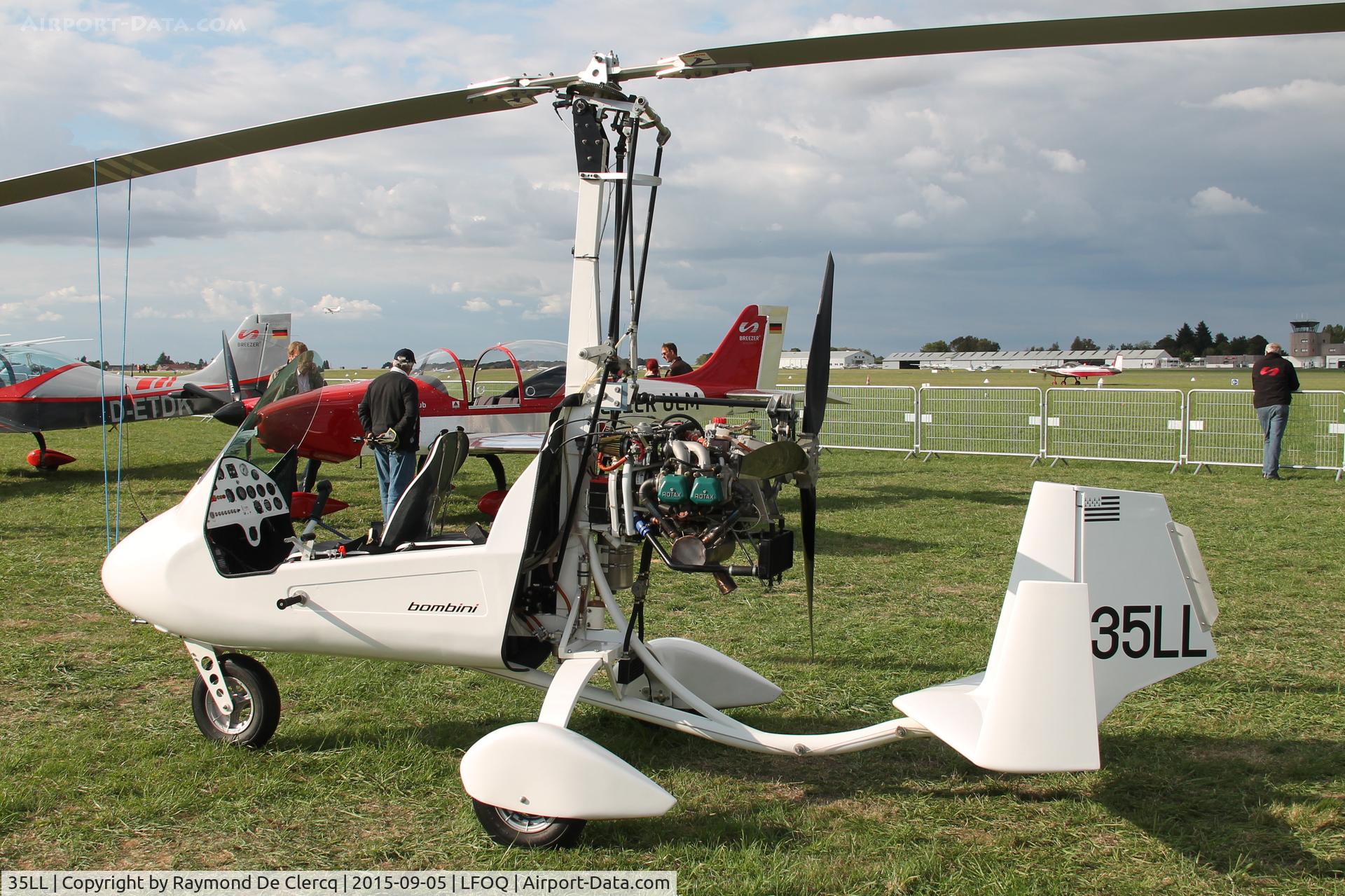 35LL, Nowak Bombini C/N 01, Constructed by Claude Nowak. ULM salon Blois.