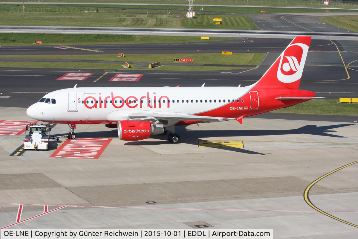 OE-LNE, 2008 Airbus A319-112 C/N 3415, Pushed back