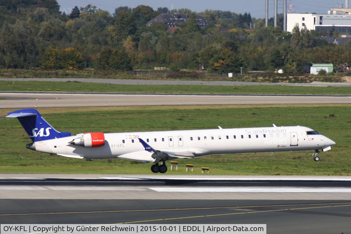 OY-KFL, 2009 Bombardier CRJ-900 NG (CL-600-2D24) C/N 15246, Arriving