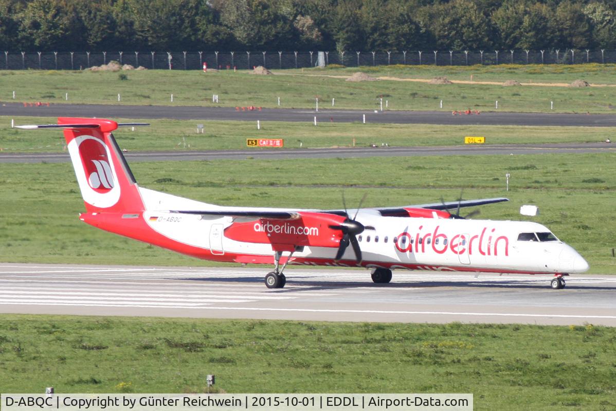 D-ABQC, 2008 De Havilland Canada DHC-8-402Q Dash 8 C/N 4231, Arriving