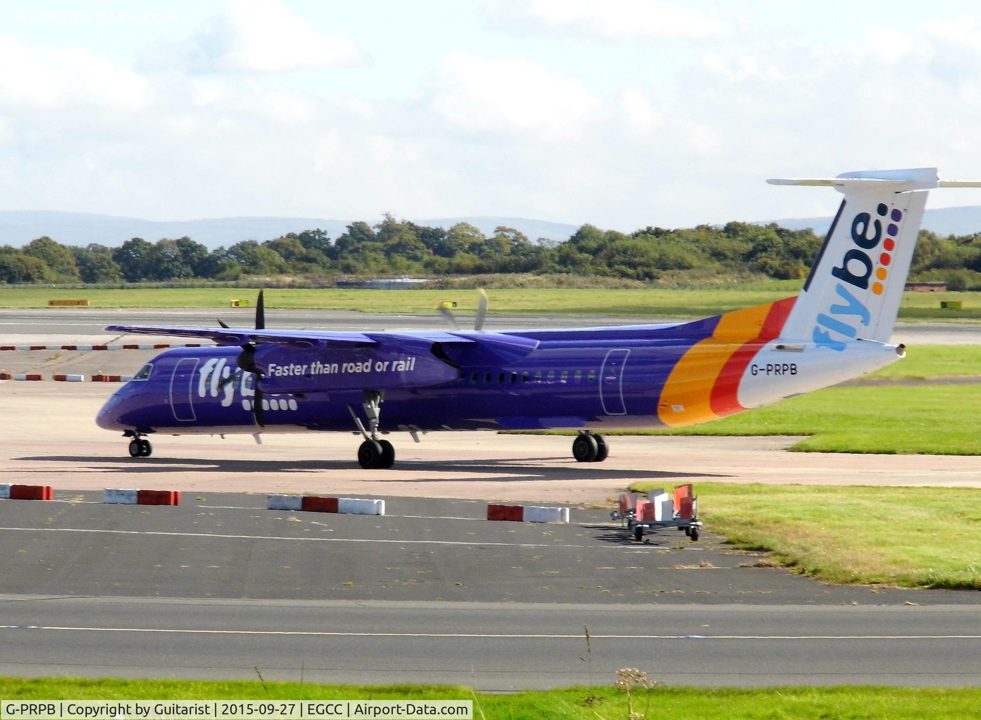 G-PRPB, 2010 Bombardier DHC-8-402 Dash 8 C/N 4333, At Manchester