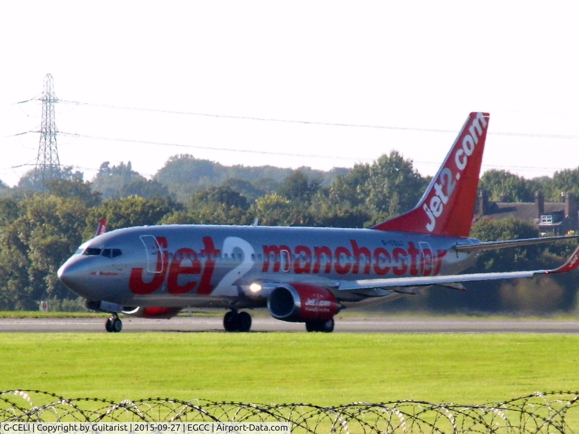 G-CELI, 1986 Boeing 737-330 C/N 23526, At Manchester