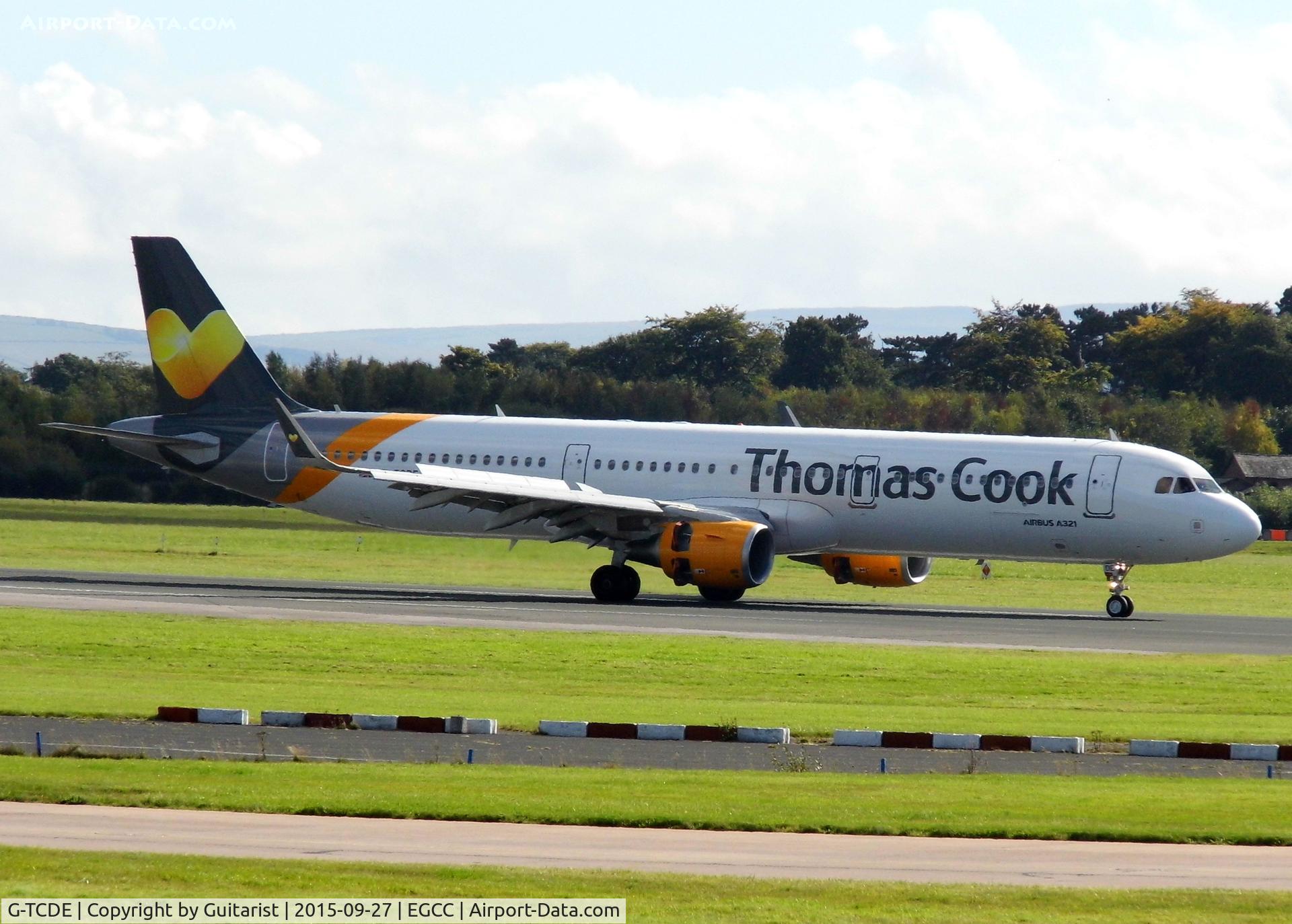 G-TCDE, 2014 Airbus A321-211 C/N 6056, At Manchester