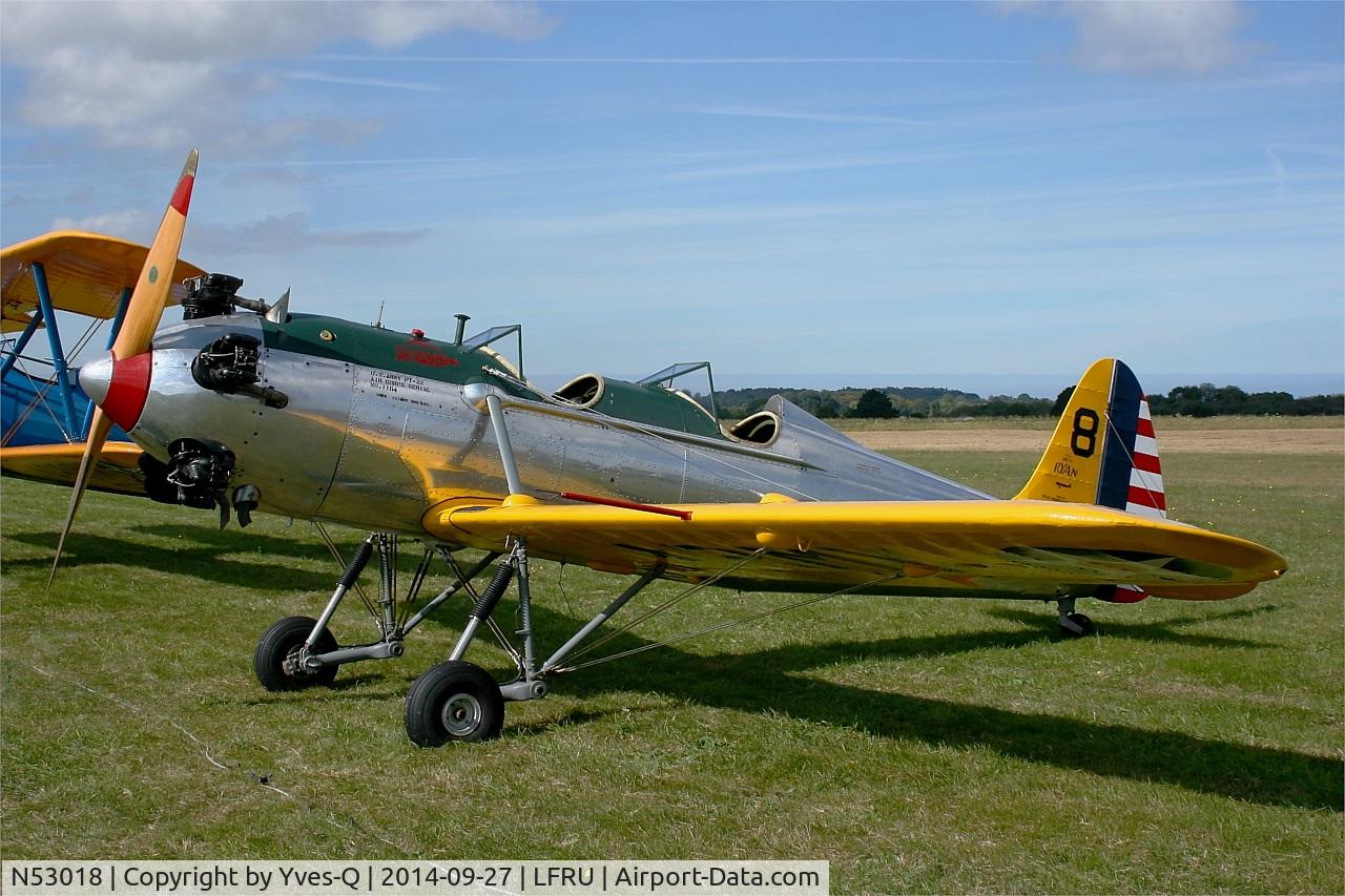 N53018, 1941 Ryan Aeronautical ST3KR C/N 1164, Ryan Aeronautical ST3KR, Static display, Morlaix-Ploujean airport (LFRU-MXN) air show in september 2014