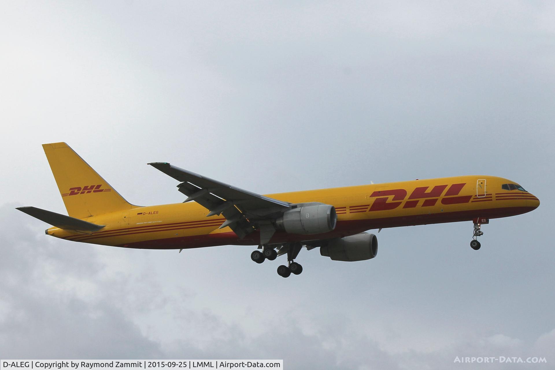 D-ALEG, 1985 Boeing 757-236 C/N 23398, B757 D-ALEG DHL