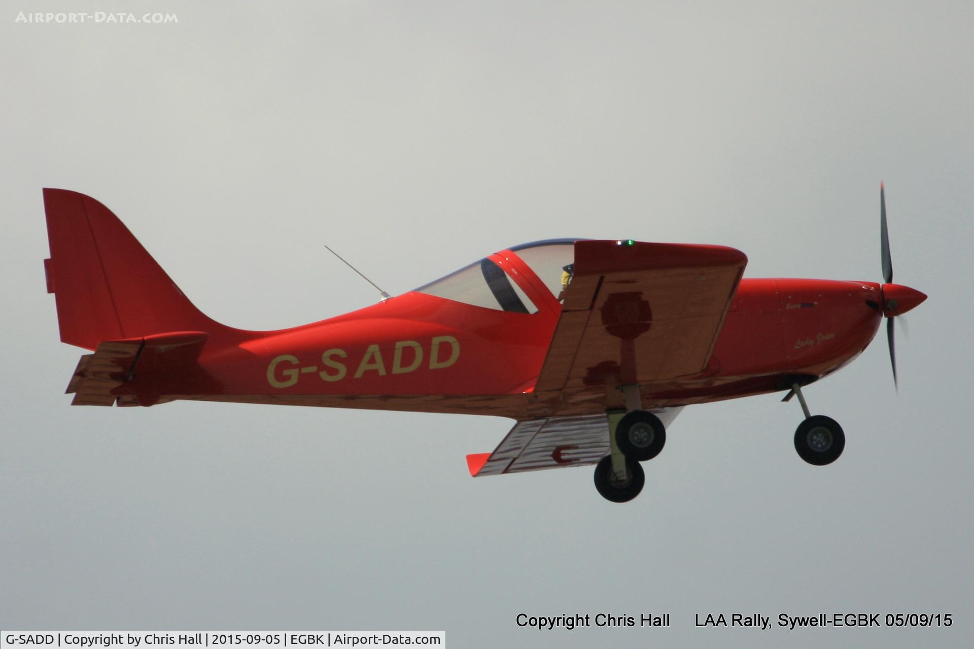 G-SADD, 2015 Evektor EV-97 Eurostar SL C/N 2015-4218, at the LAA Rally 2015, Sywell