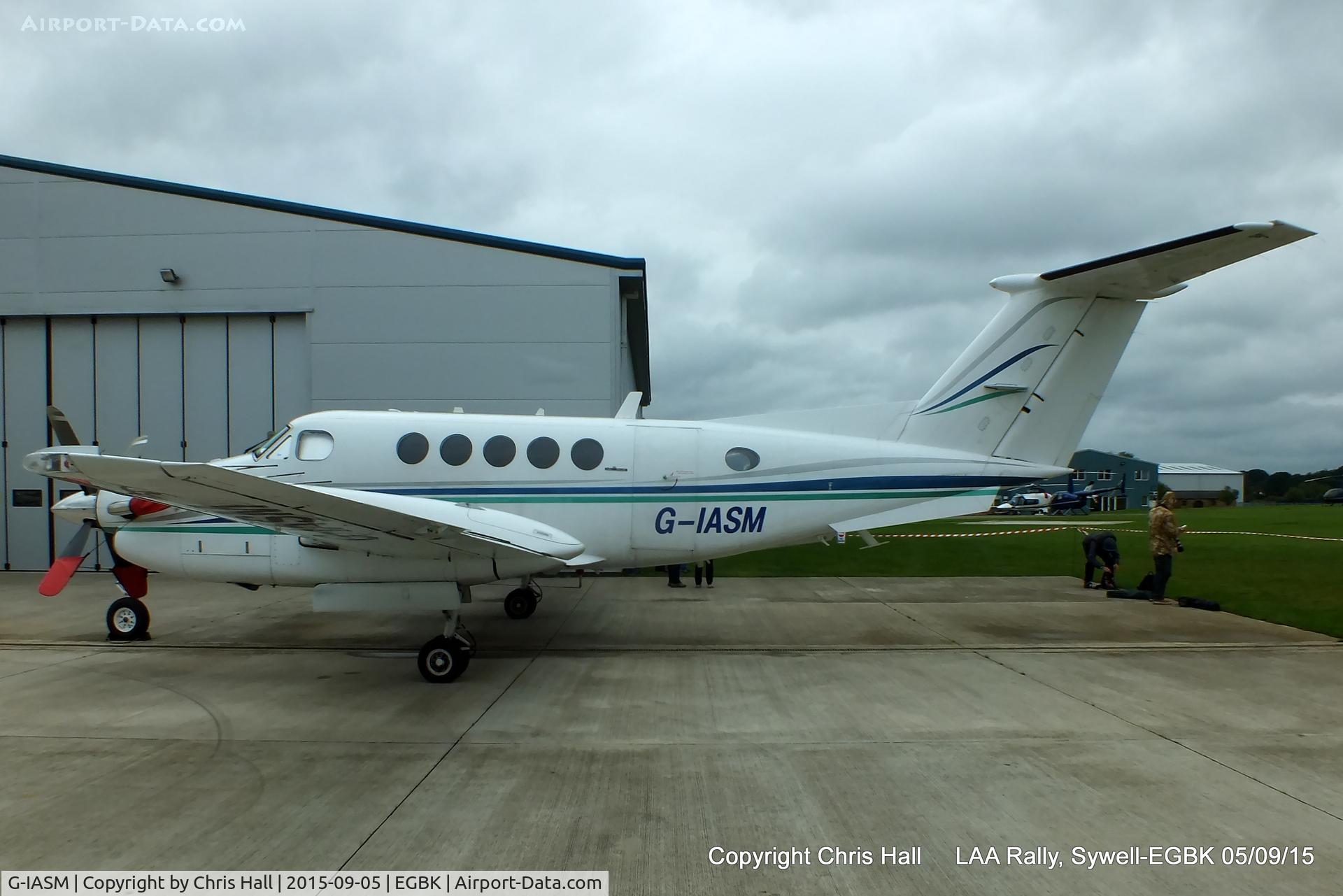 G-IASM, 1979 Beech 200 Super King Air C/N BB-521, at the LAA Rally 2015, Sywell