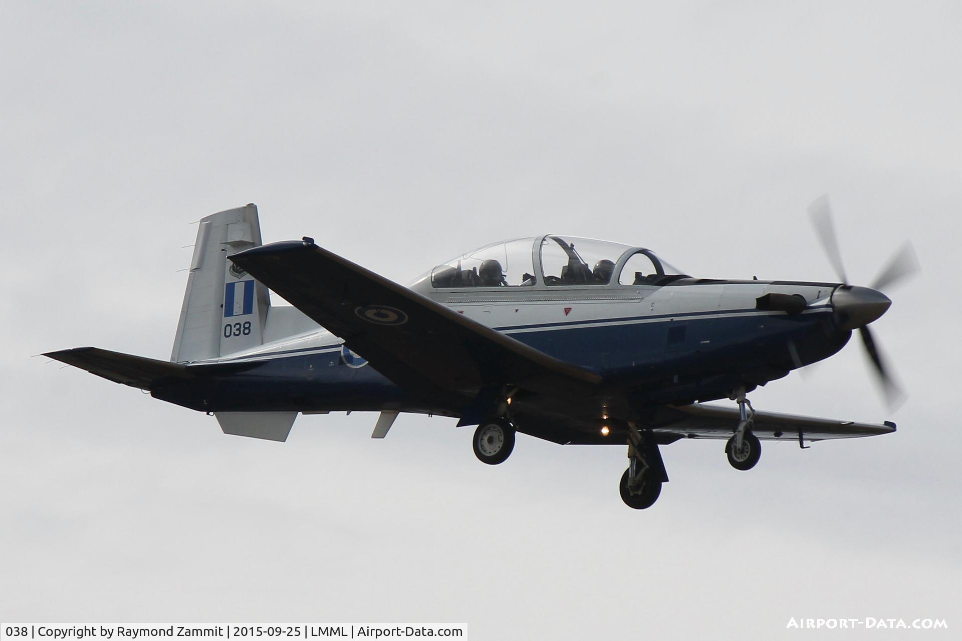 038, 2005 Raytheon T-6A Texan II C/N PG-38, Raytheon T-6A TexanII 038 Greek Air Force