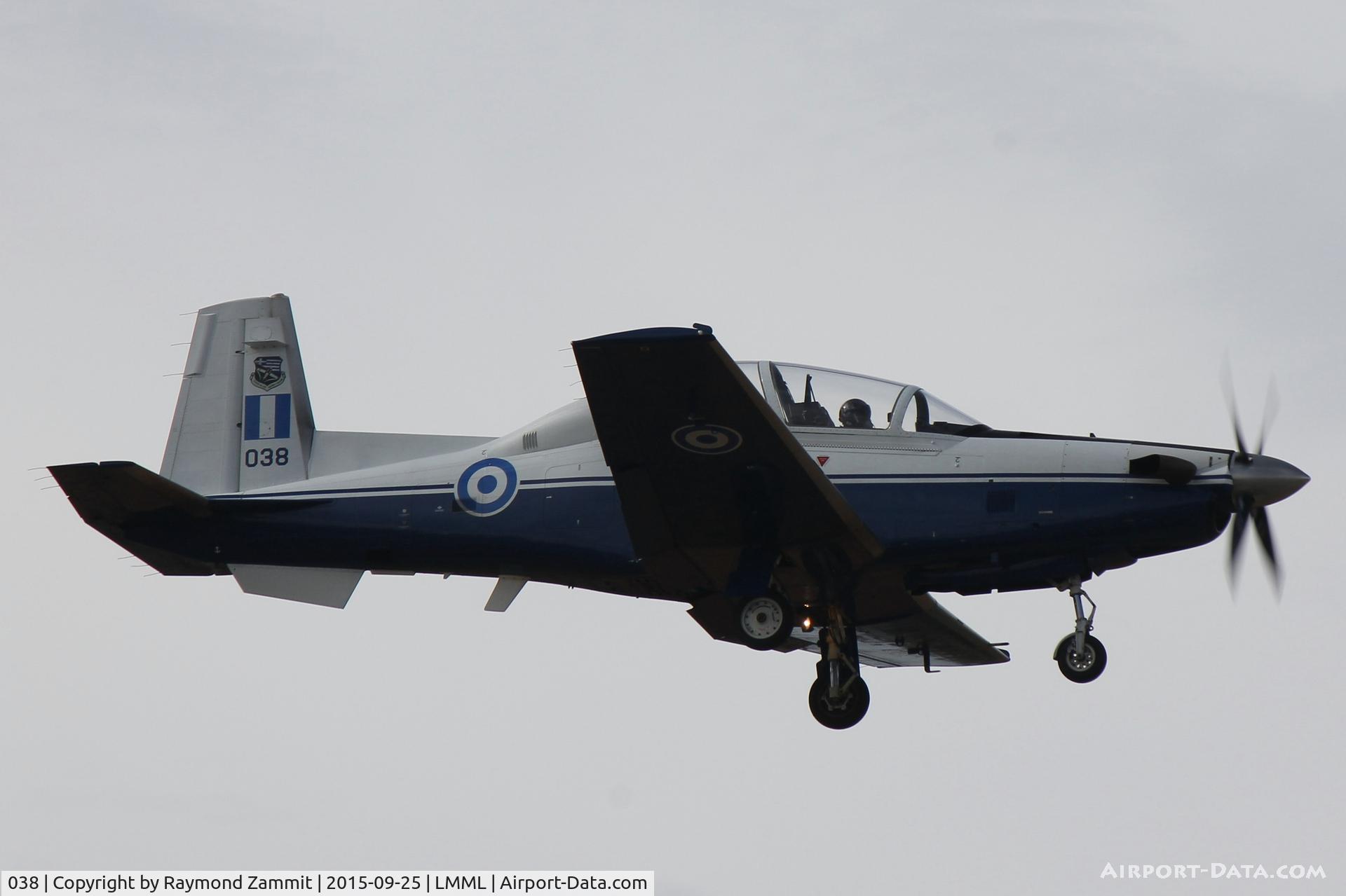 038, 2005 Raytheon T-6A Texan II C/N PG-38, Rytheon T-6A Texan II 038 Greek Air Force