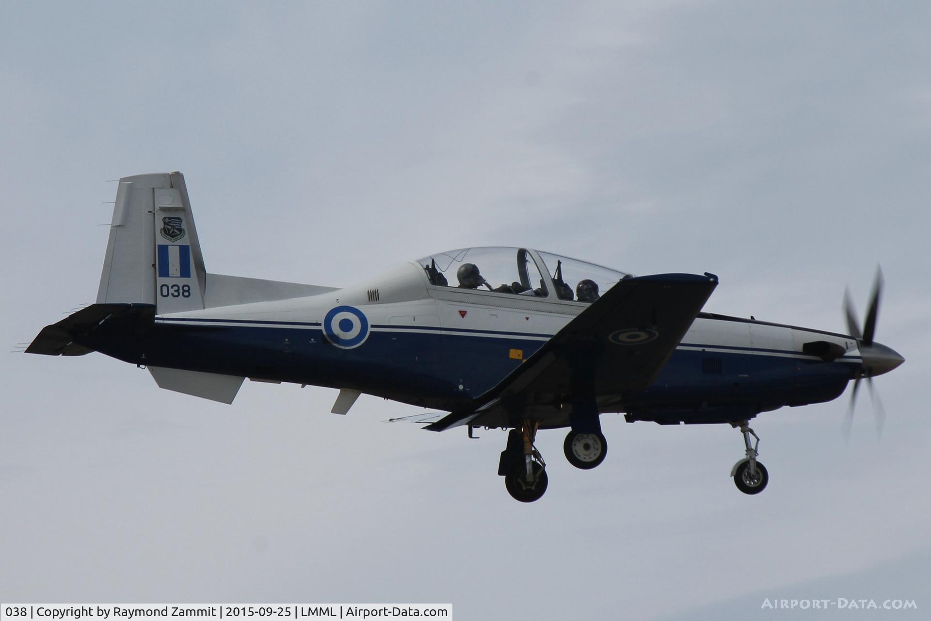038, 2005 Raytheon T-6A Texan II C/N PG-38, Raytheon T-6A Texan II 038 Greek Air Force