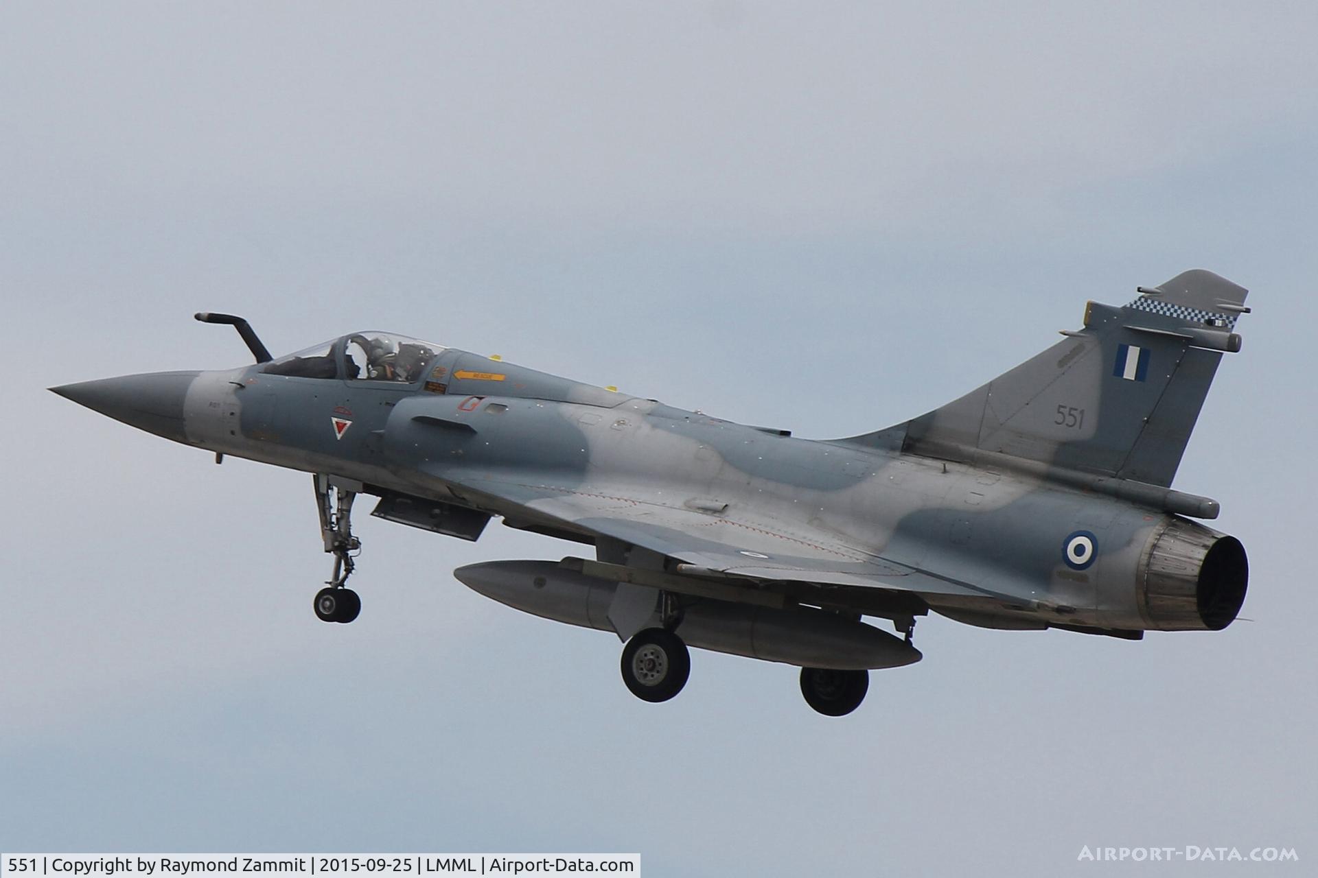 551, Dassault Mirage 2000-5EG C/N 601, Dassault Mirage 2000EG 551 Greek Air Force