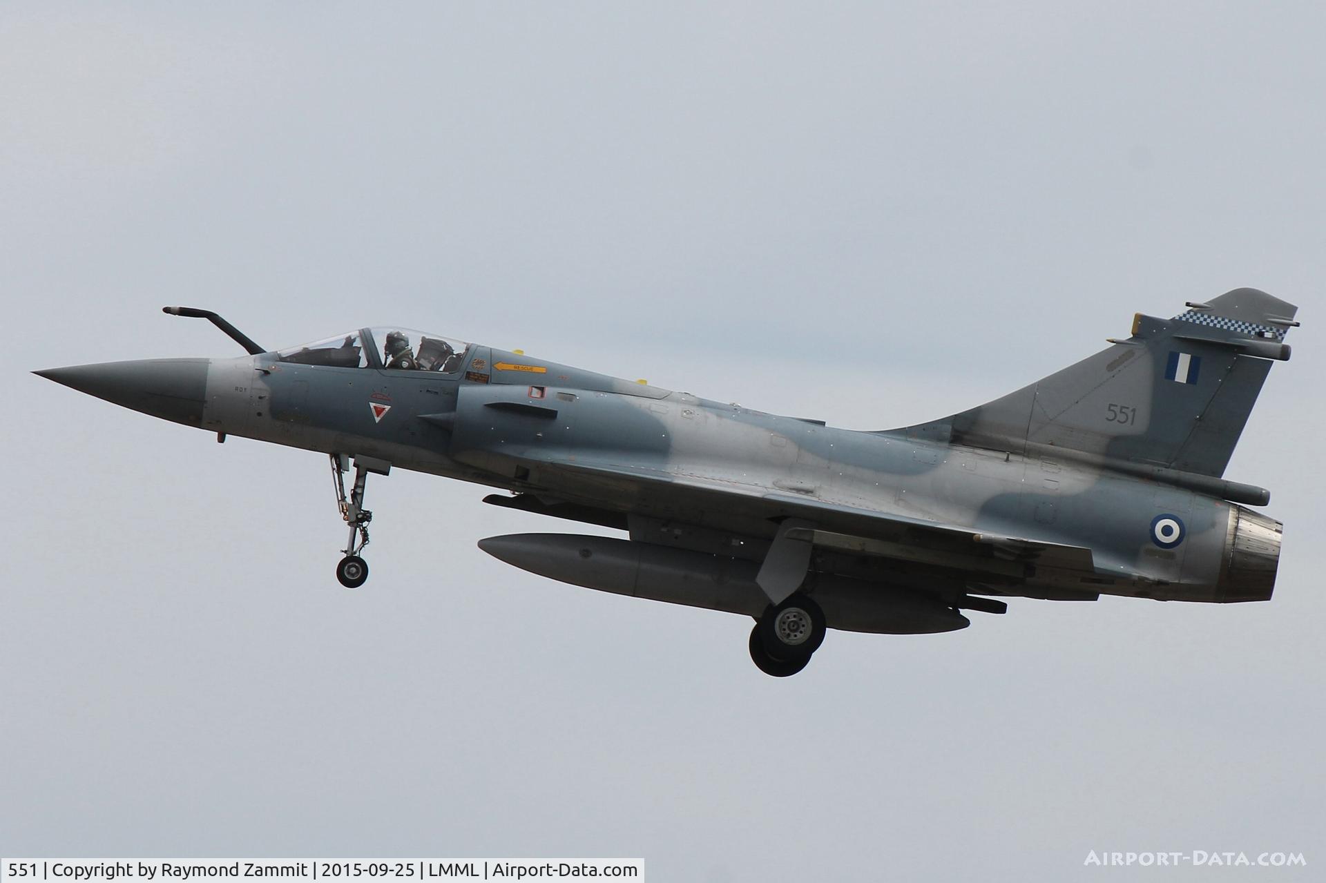 551, Dassault Mirage 2000-5EG C/N 601, Dassault Mirage 2000EG 551 Greek Air Force