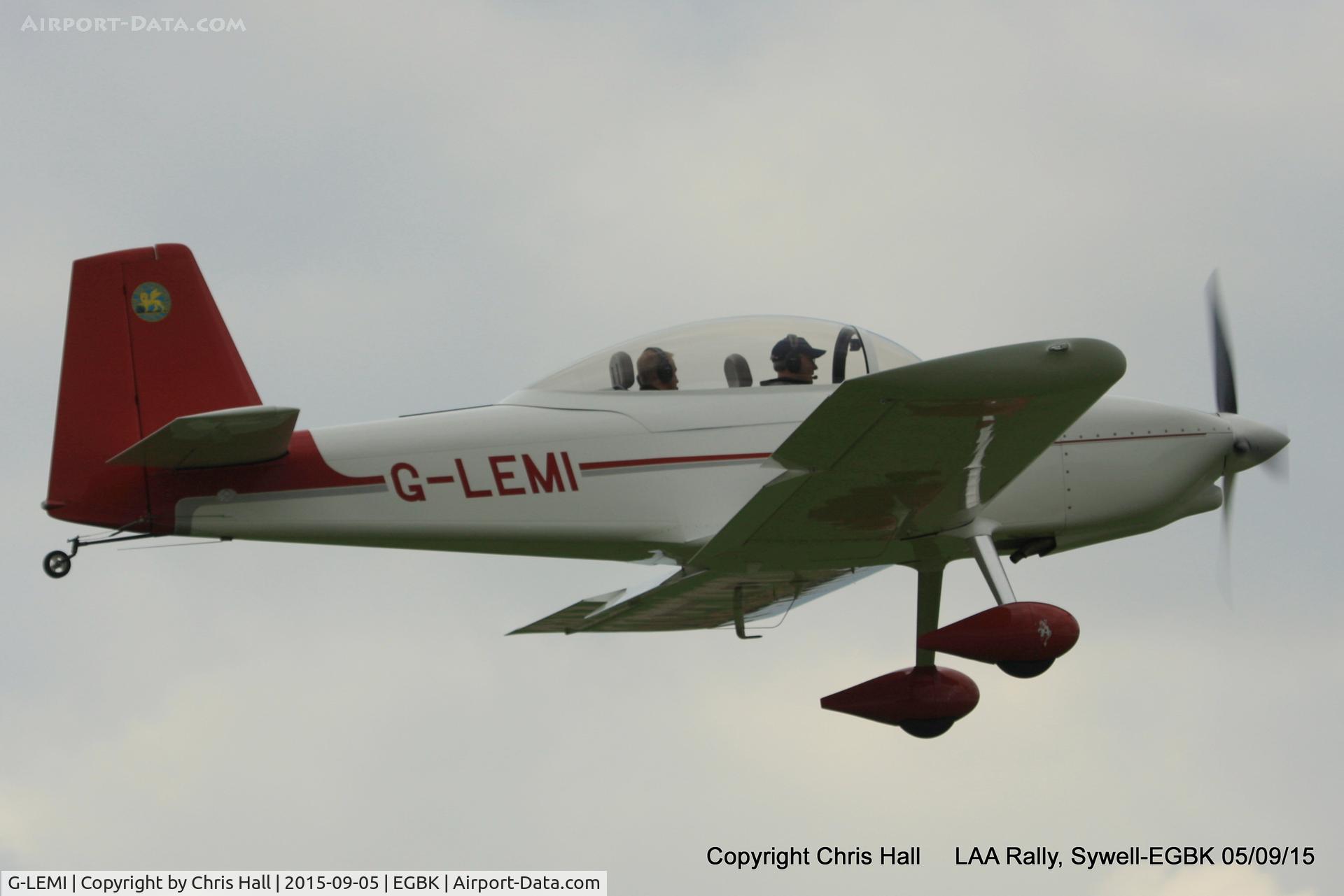 G-LEMI, 2015 Vans RV-8 C/N 303-15057, at the LAA Rally 2015, Sywell