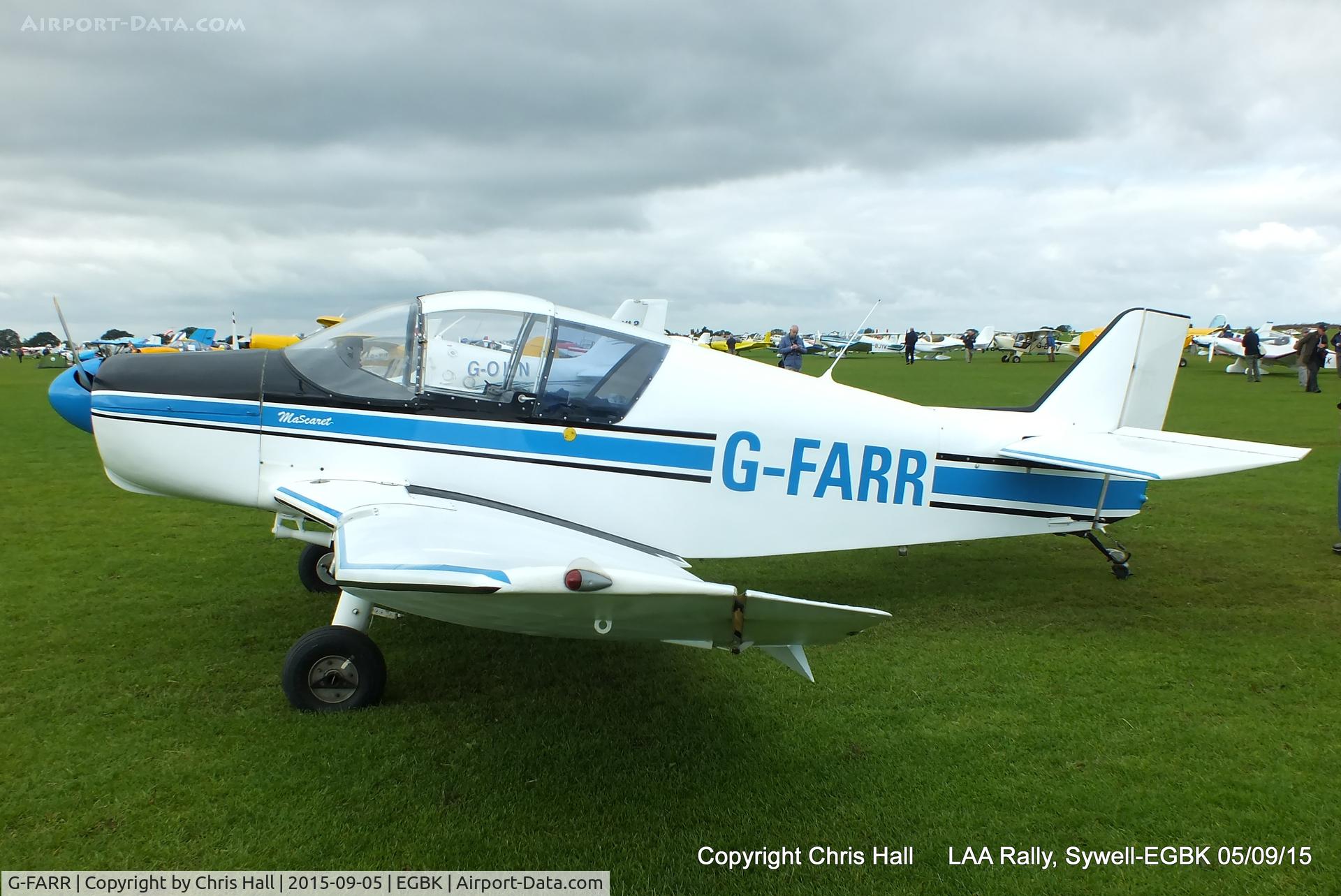 G-FARR, 1966 SAN Jodel D-150 Mascaret C/N 58, at the LAA Rally 2015, Sywell