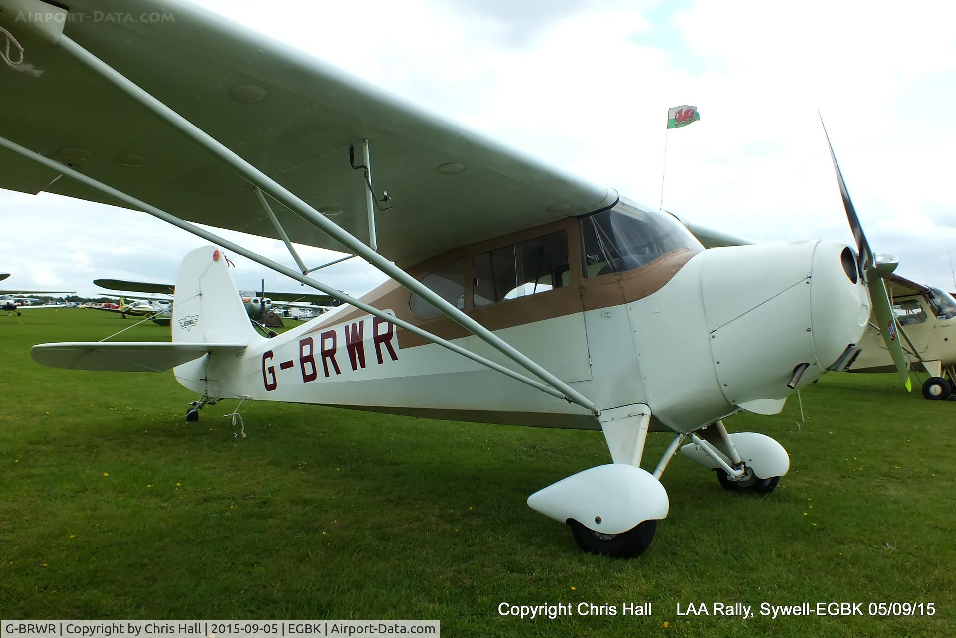 G-BRWR, 1946 Aeronca 11AC Chief Chief C/N 11AC-1319, at the LAA Rally 2015, Sywell