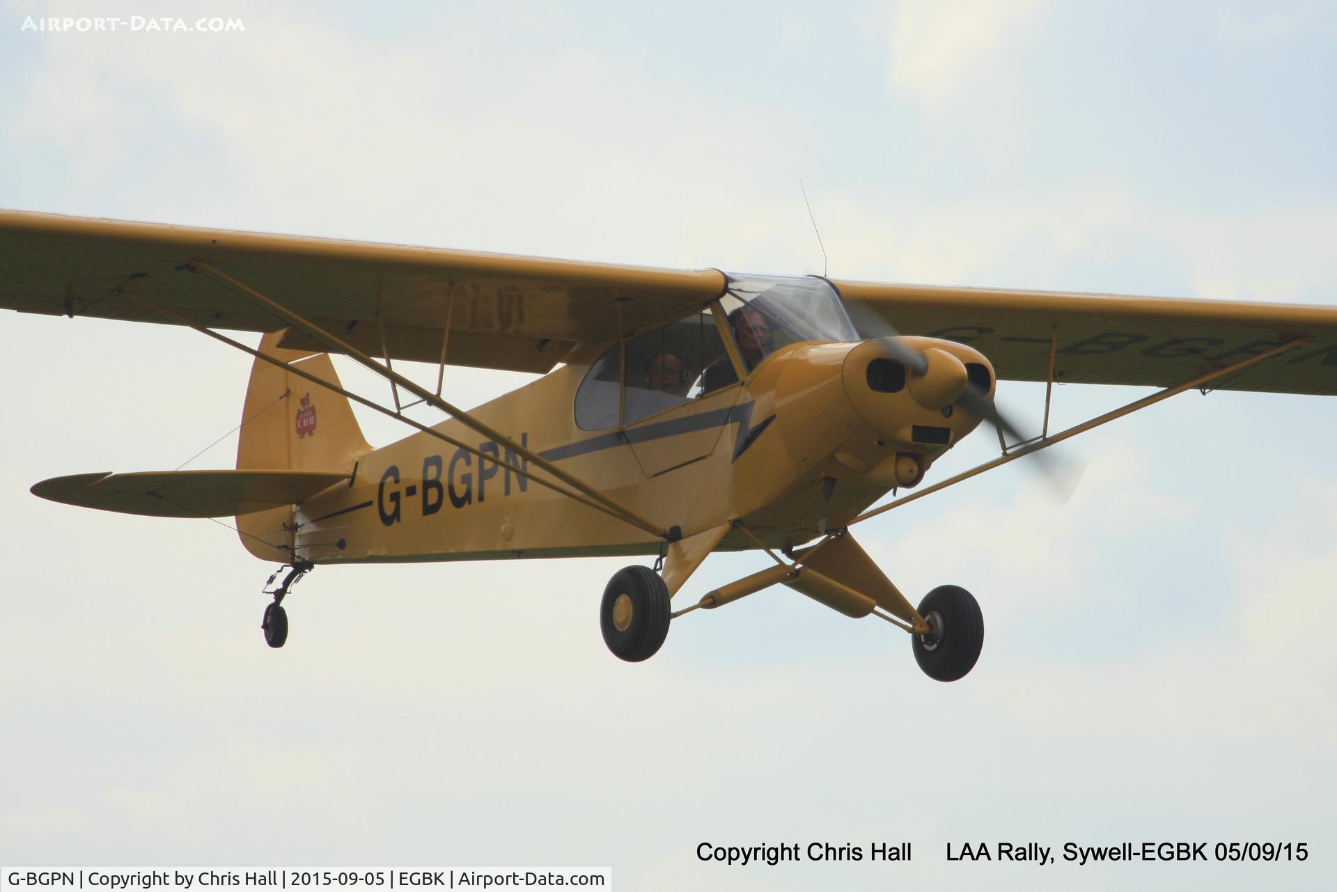 G-BGPN, 1978 Piper PA-18-150 Super Cub C/N 18-7909044, at the LAA Rally 2015, Sywell
