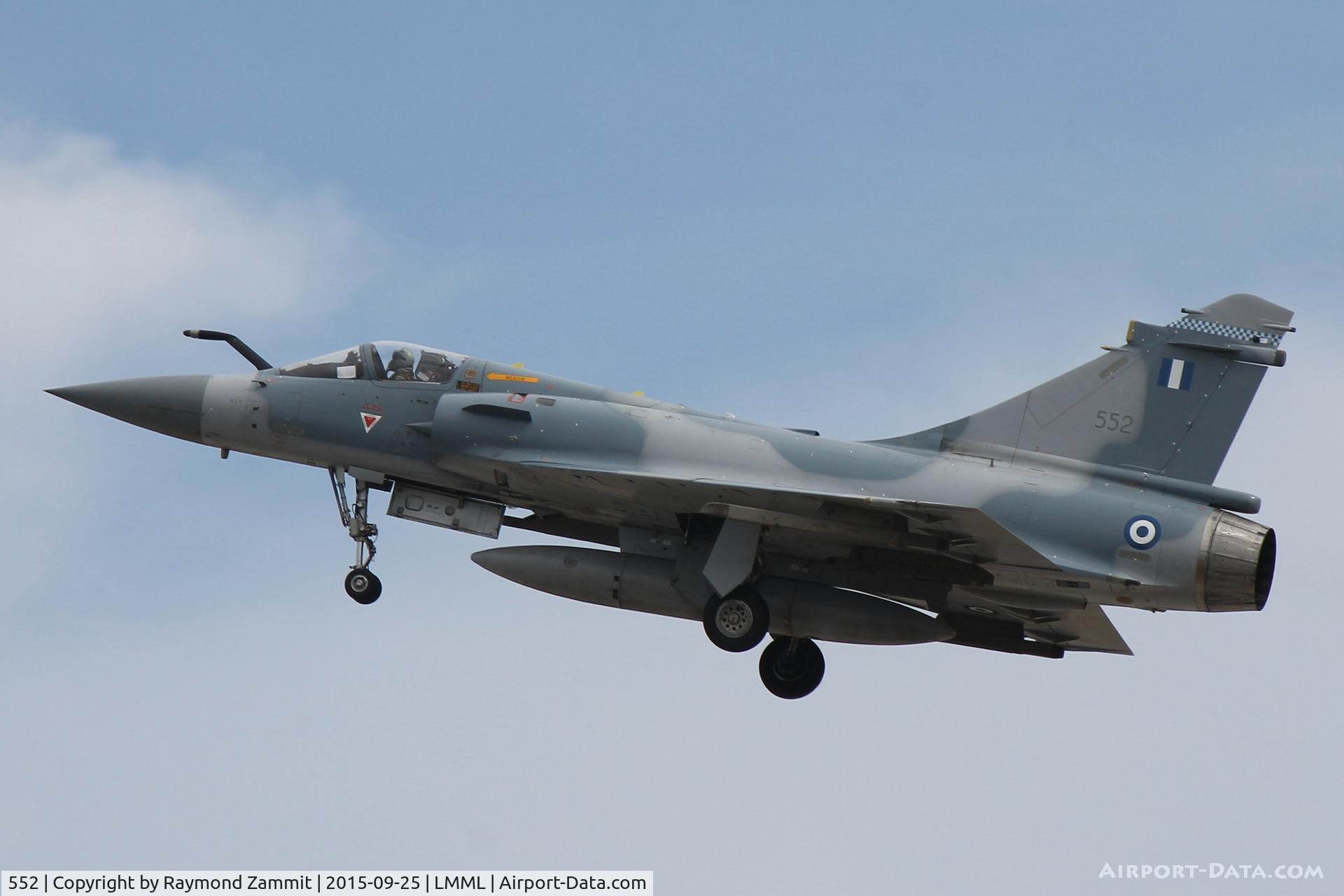 552, Dassault Mirage 2000-5EG C/N 552, Dasault Mirage 2000EG 552 Greek Air Force