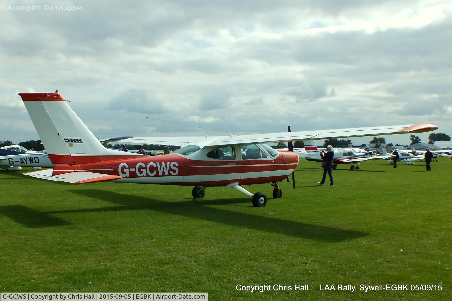 G-GCWS, 1967 Cessna 177 Cardinal Cardinal C/N 17700504, at the LAA Rally 2015, Sywell