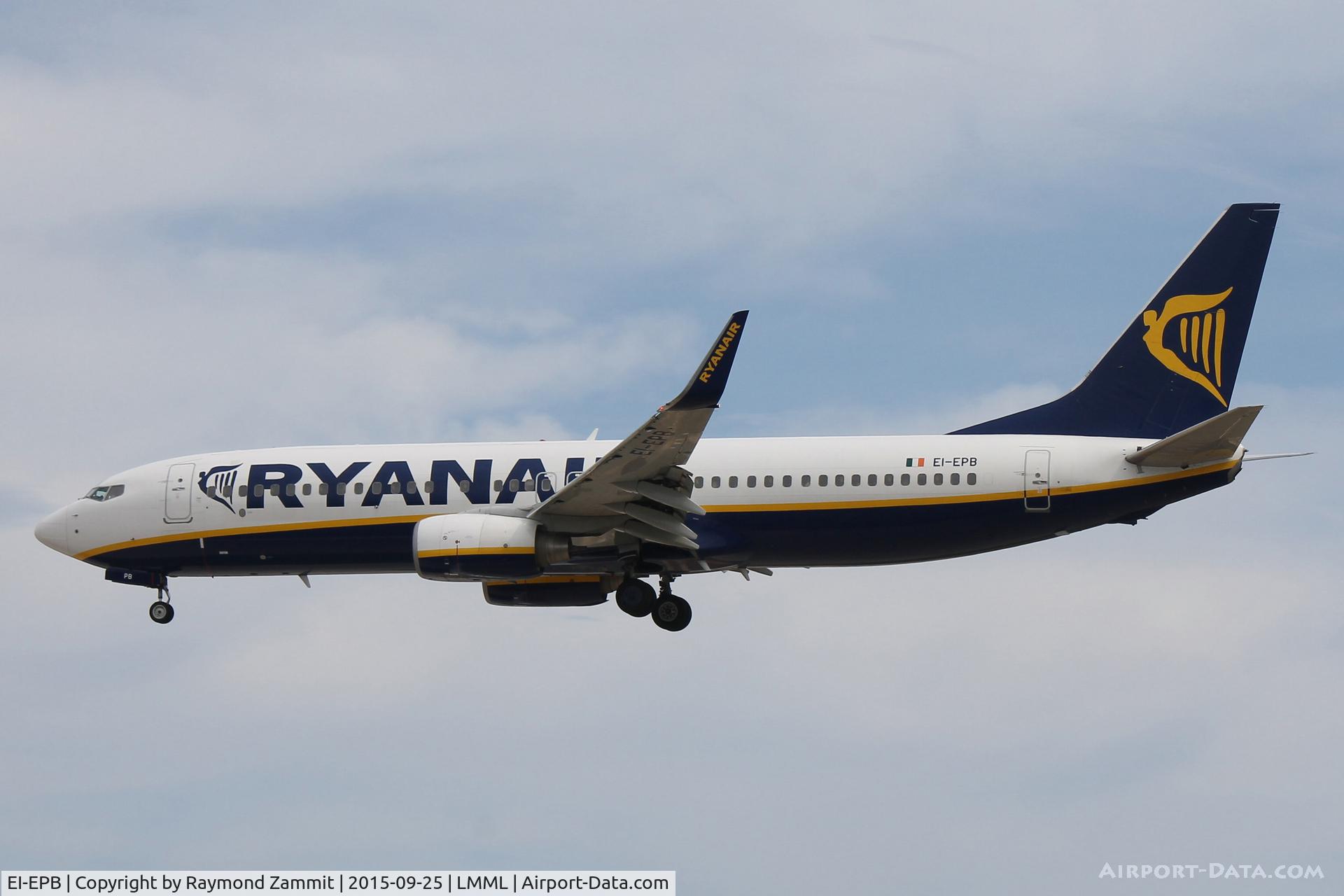 EI-EPB, 2011 Boeing 737-8AS C/N 34986, B737-800 EI-EPB Ryanair