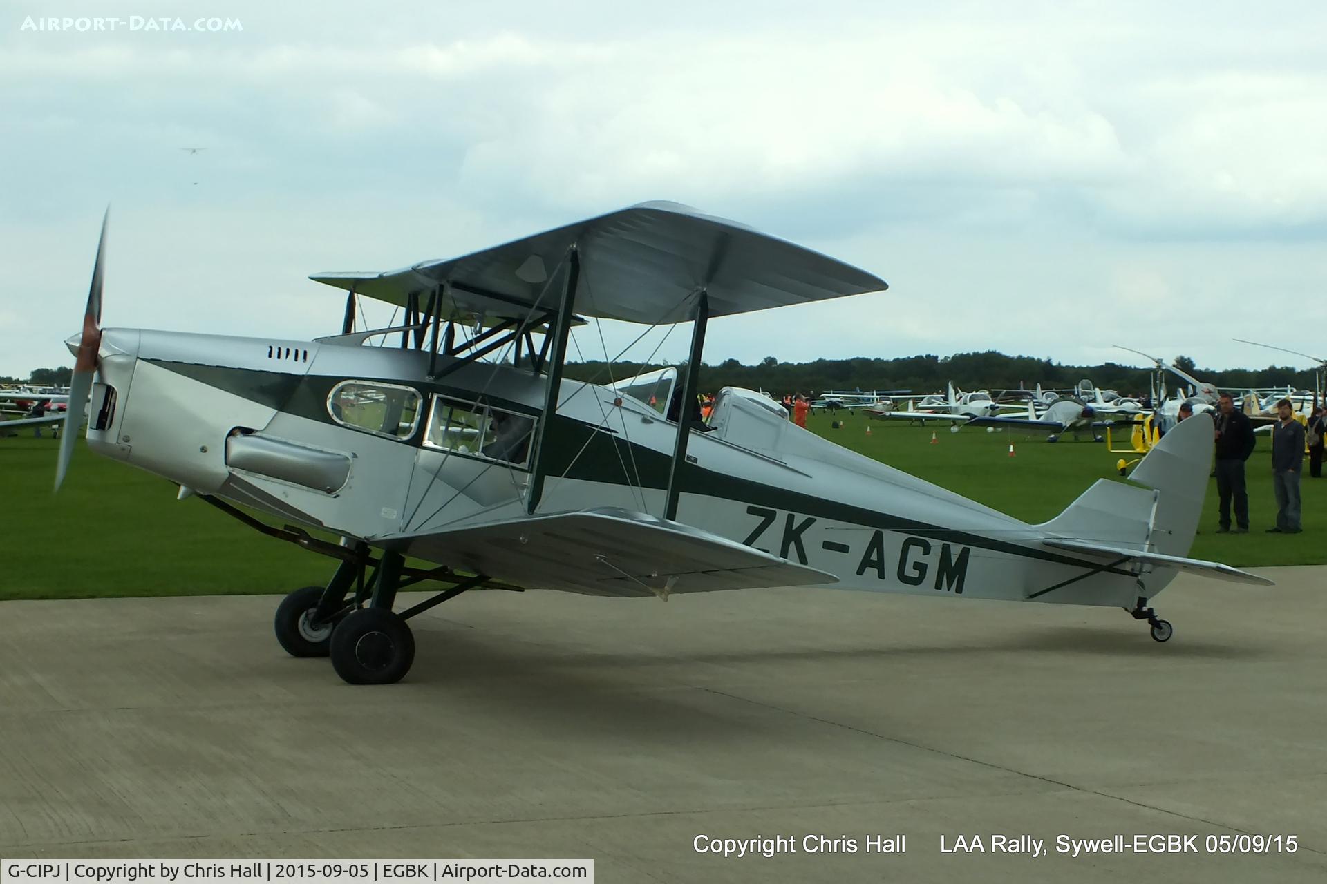 G-CIPJ, 1938 De Havilland DH.83 Fox Moth C/N TS2810, at the LAA Rally 2015, Sywell