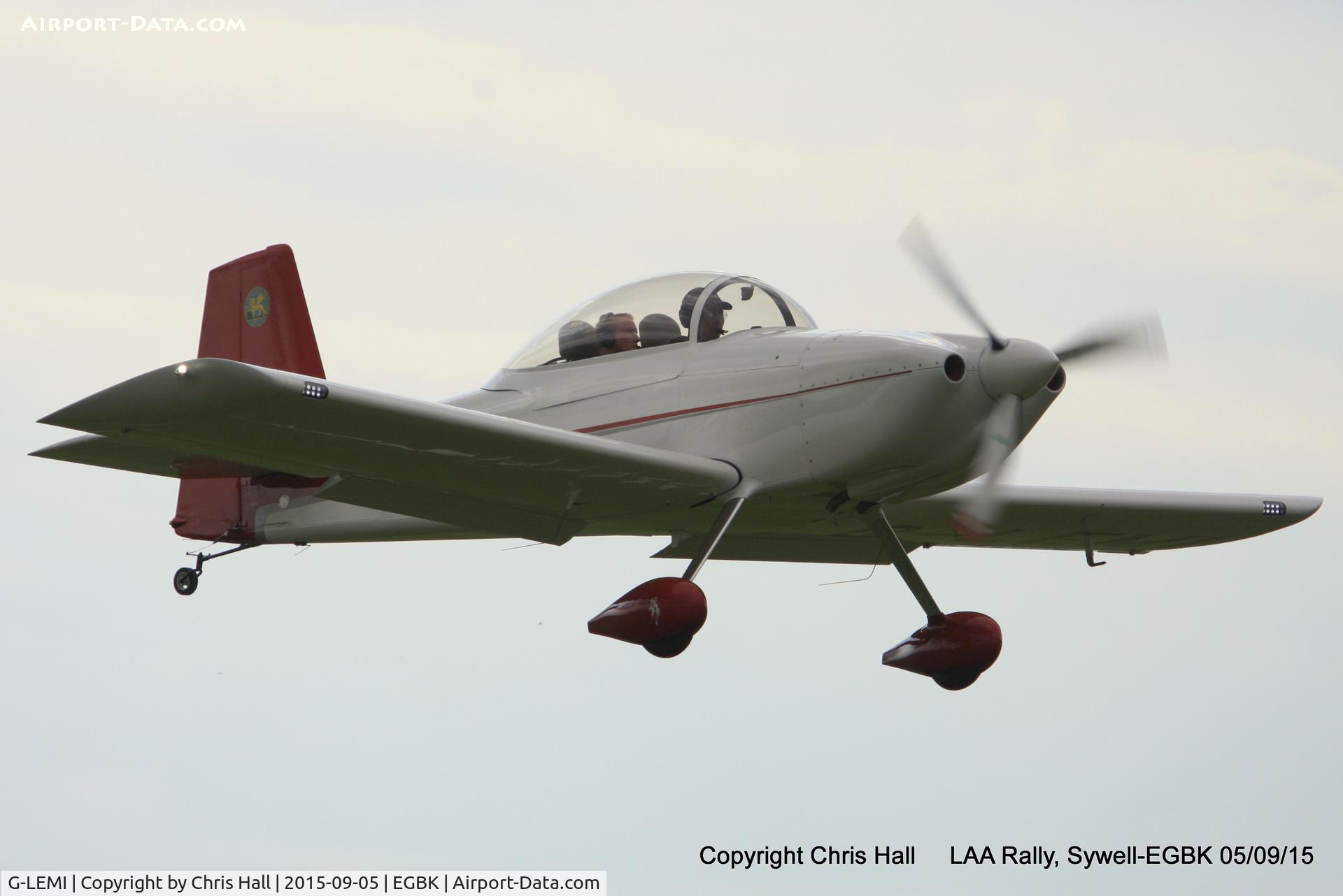 G-LEMI, 2015 Vans RV-8 C/N 303-15057, at the LAA Rally 2015, Sywell