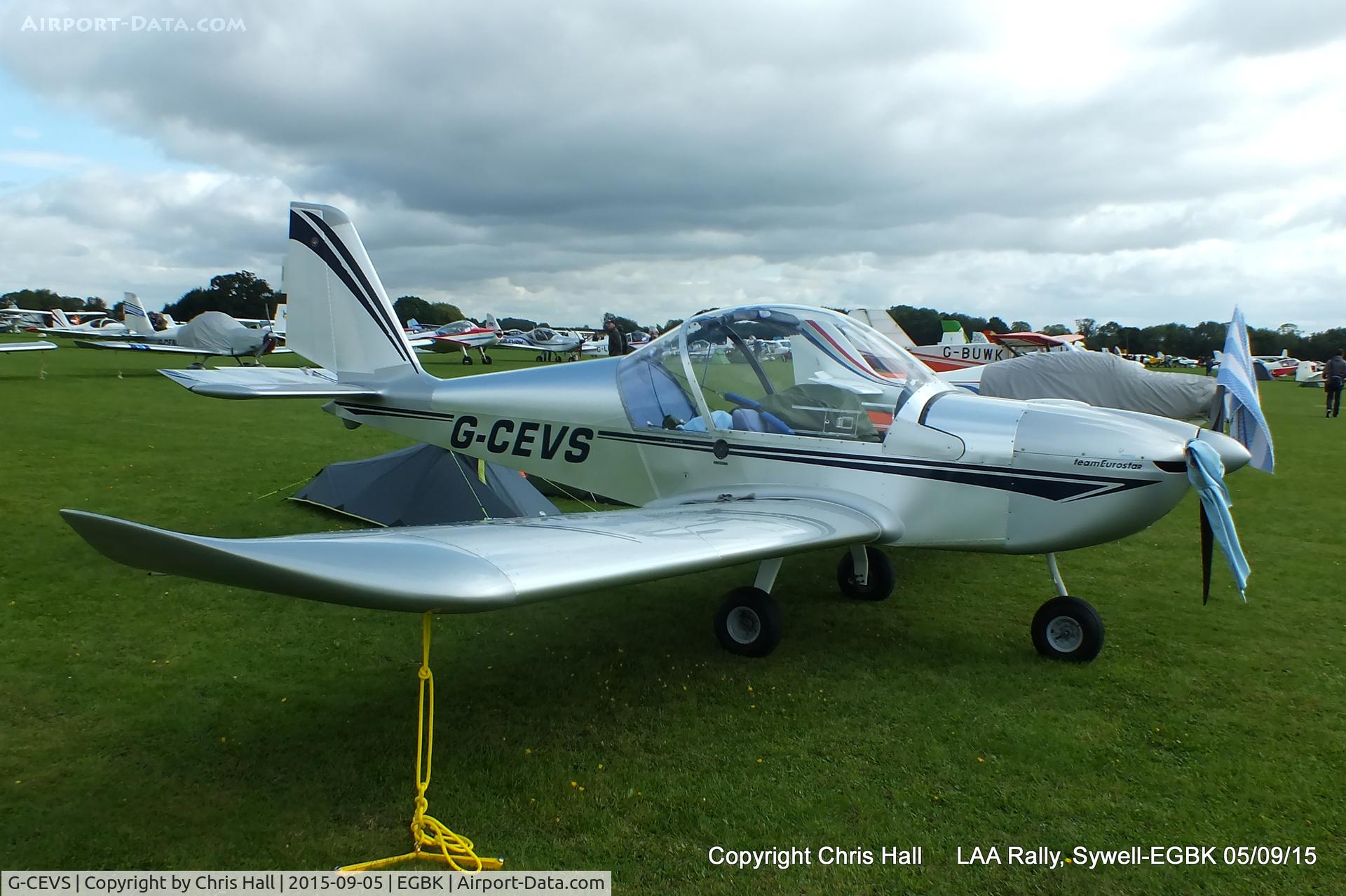G-CEVS, 2007 Cosmik EV-97 TeamEurostar UK C/N 3102, at the LAA Rally 2015, Sywell