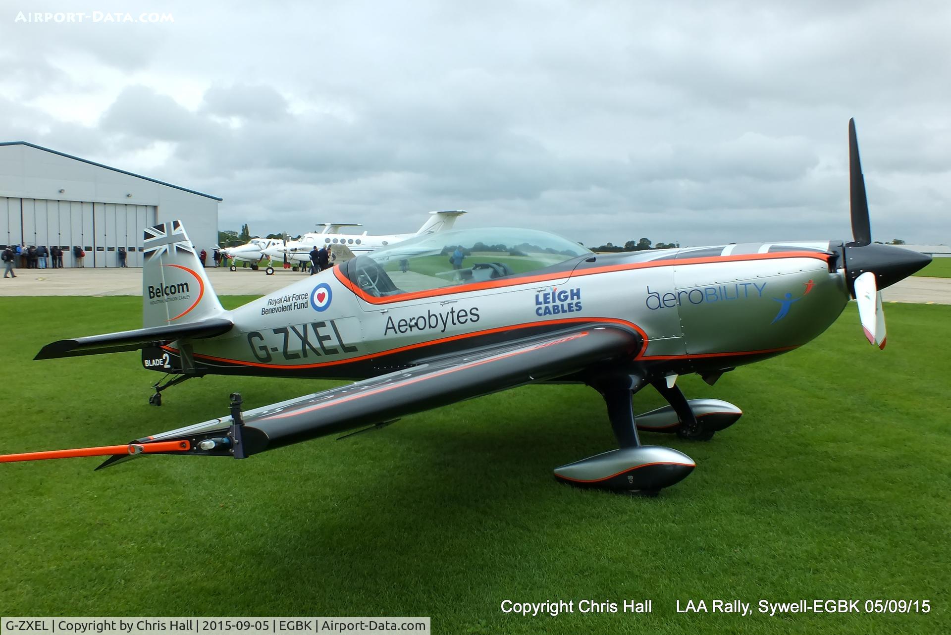 G-ZXEL, 2006 Extra EA-300L C/N 1224, at the LAA Rally 2015, Sywell