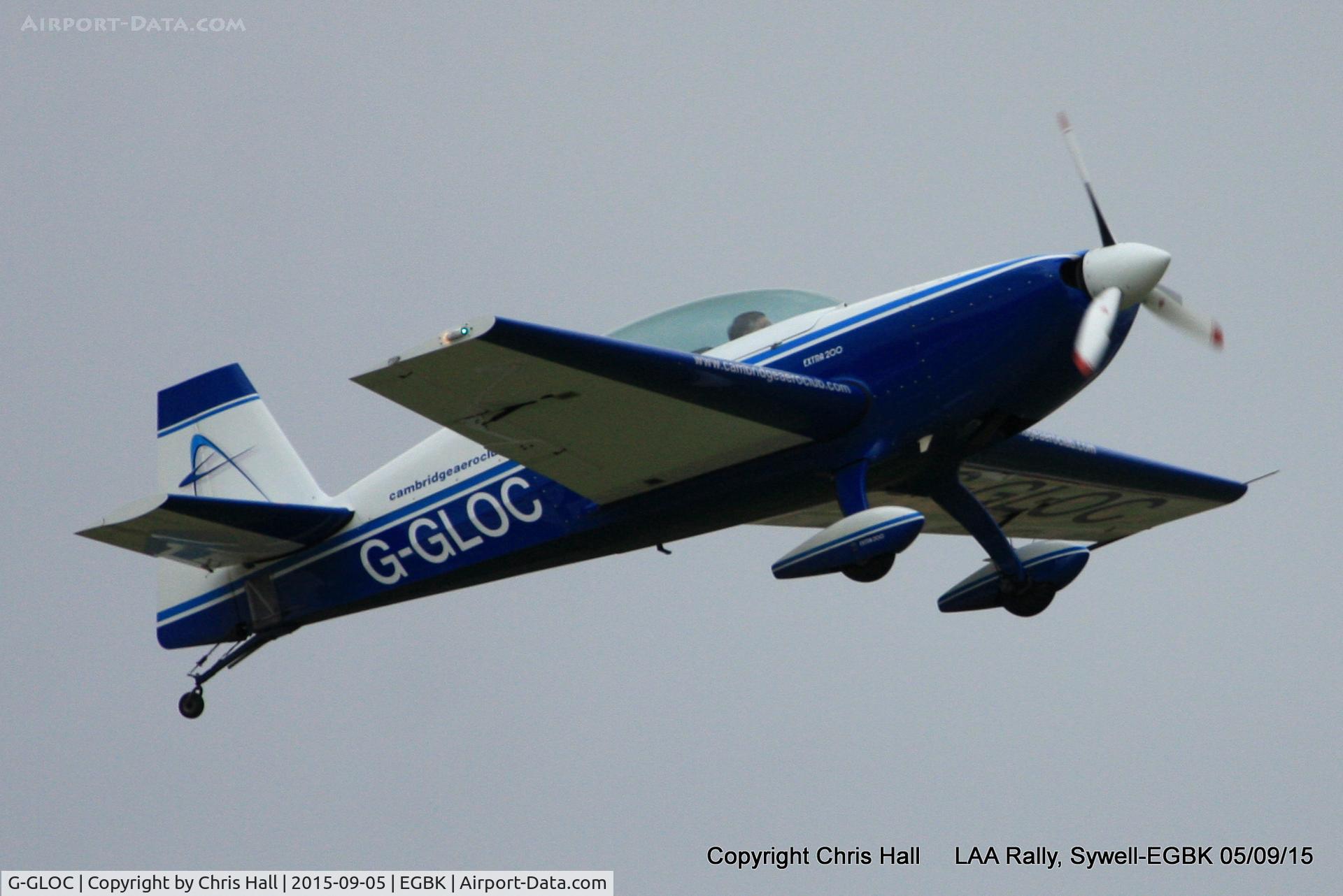 G-GLOC, 2007 Extra EA-300/200 C/N 1039, at the LAA Rally 2015, Sywell
